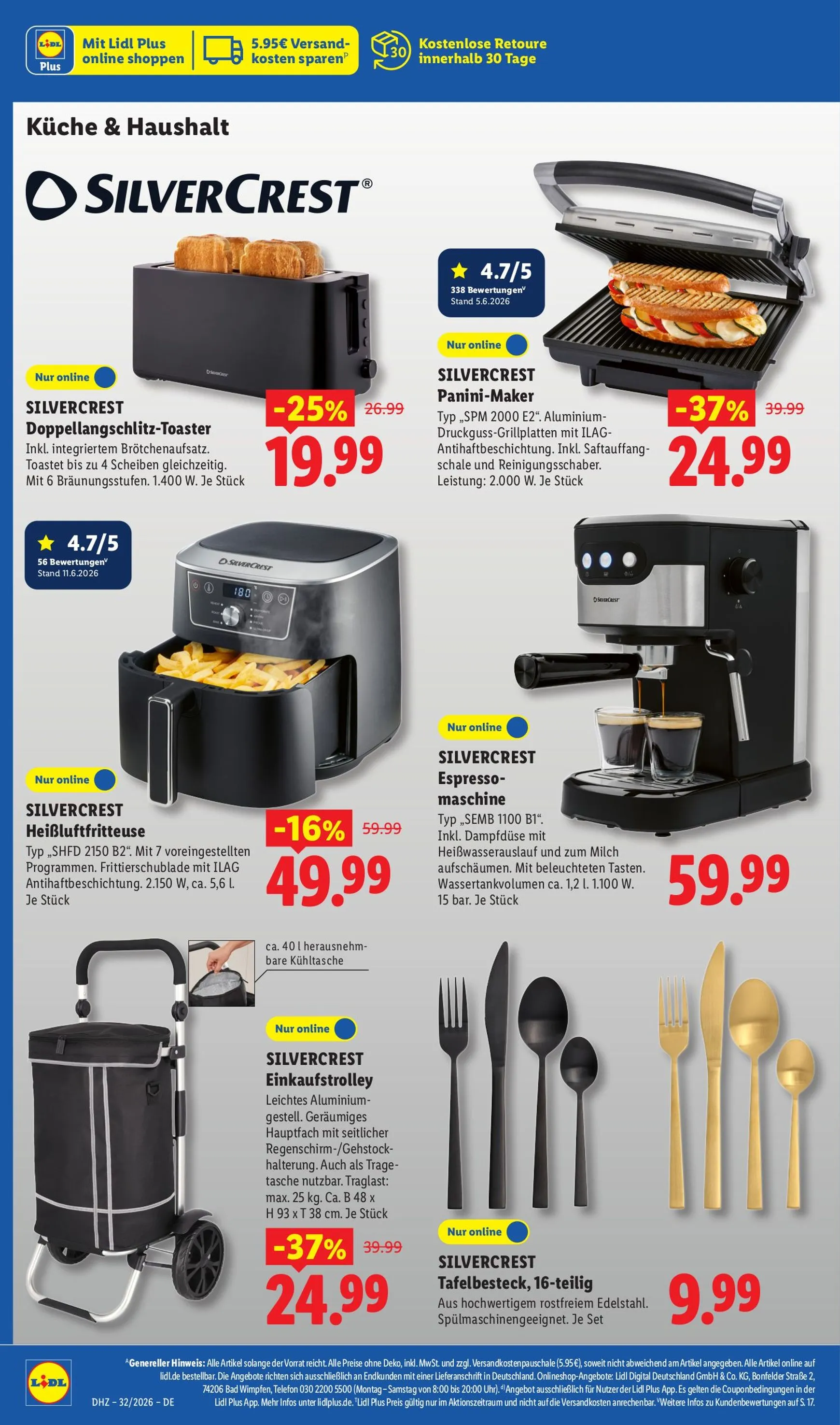 Lidl - Nonfood Prospekt nächste Woche – von Montag 03.08.2026 bis Samstag 08.08.2026 von 3. August bis 8. August 2026 - Prospekt seite 4