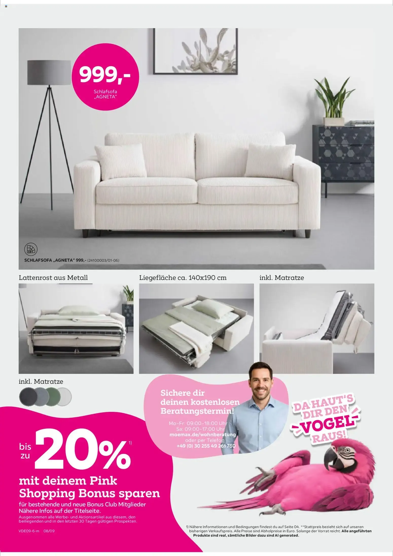 Mömax Pink Shopping (ab 20.09.2026) zum Blättern von 20. September bis 4. Oktober 2026 - Prospekt seite 8