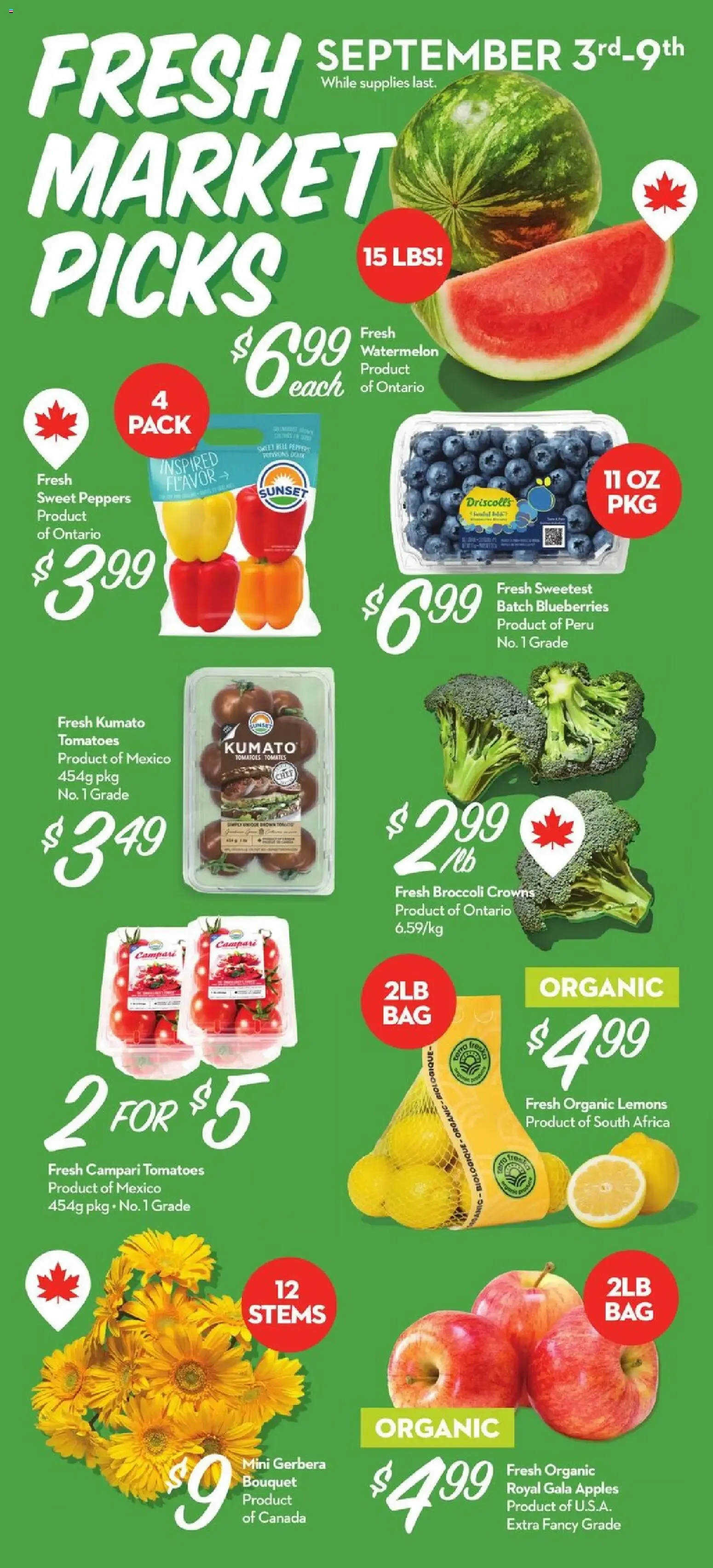 Longo's weekly flyer / circulaire from Sep 3, 2026 > weekly specials & deals from September 3 to September 9 2026 - flyer page 2