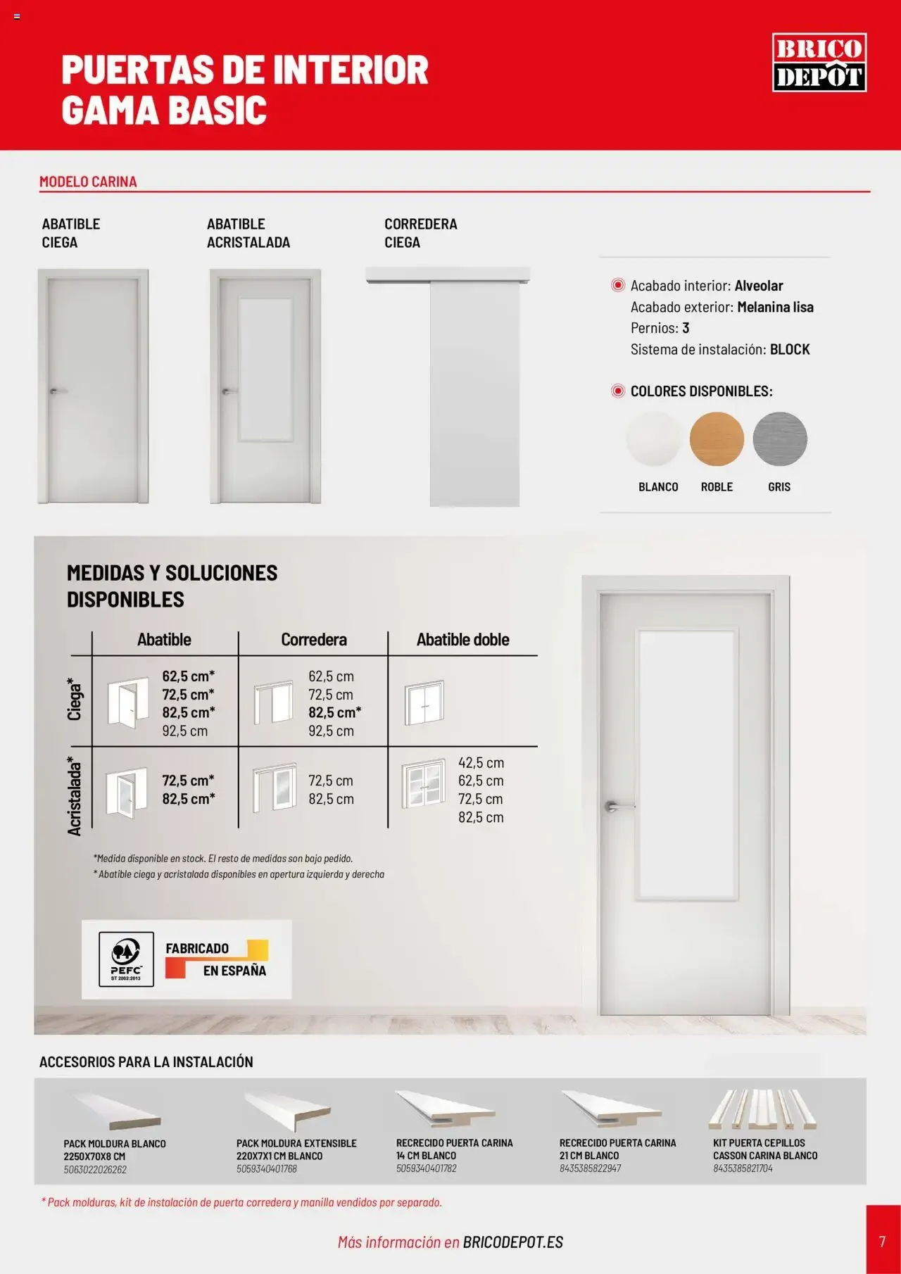 Catálogo de Brico Depôt Catálogo Puertas y Ventanas 2025 23 de julio al 30 de junio 2026 - Página 7