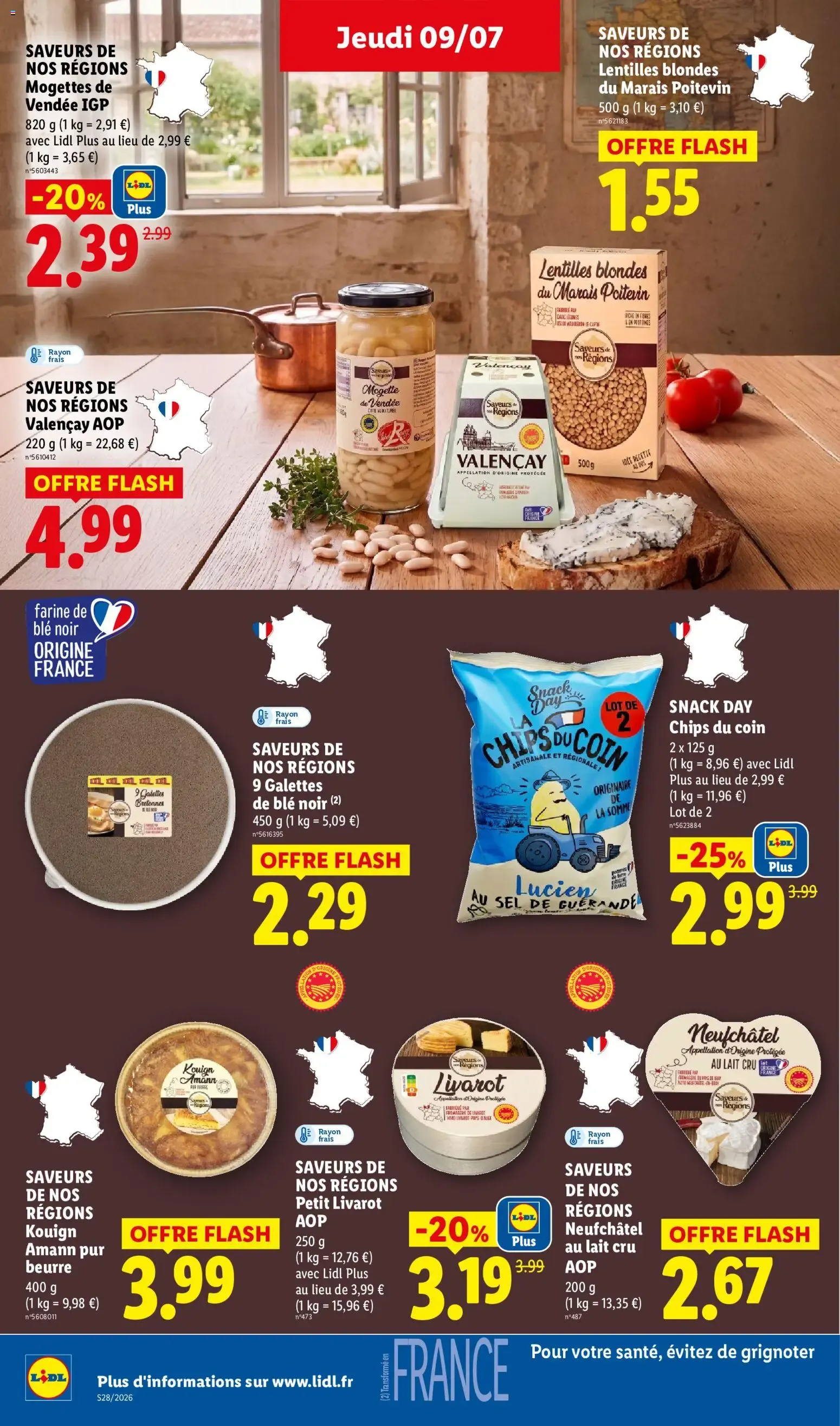 LIDL - Au cœur de nos régions! du 9 juillet au 15 juillet 2026 - Catalogue page 20