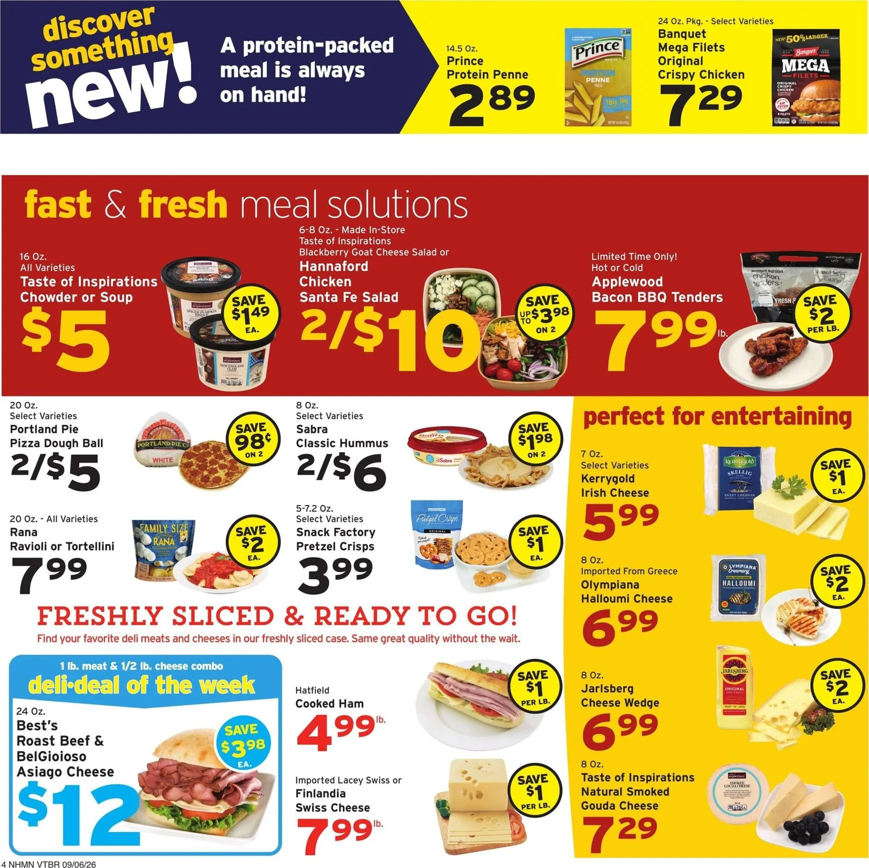Weekly promotion Hannaford - Value that adds up. Fall into great prices. spanning from September 6 to September 12 2026 - Page 4 for Catalogue 365