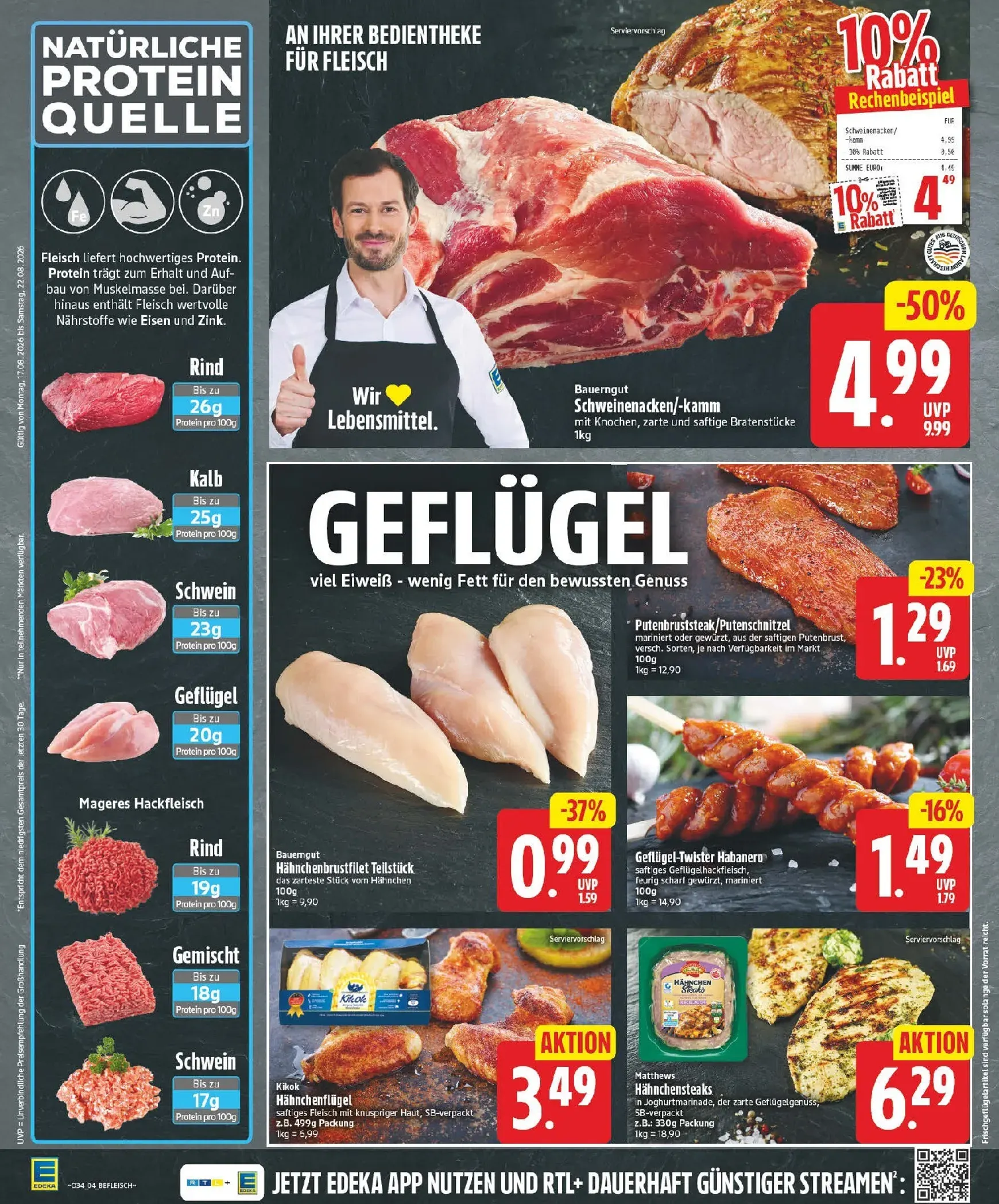 Edeka Prospekt nächste Woche – von Montag 17.08.2026 bis Samstag 22.08.2026 von 17. August bis 22. August 2026 - Prospekt seite 4