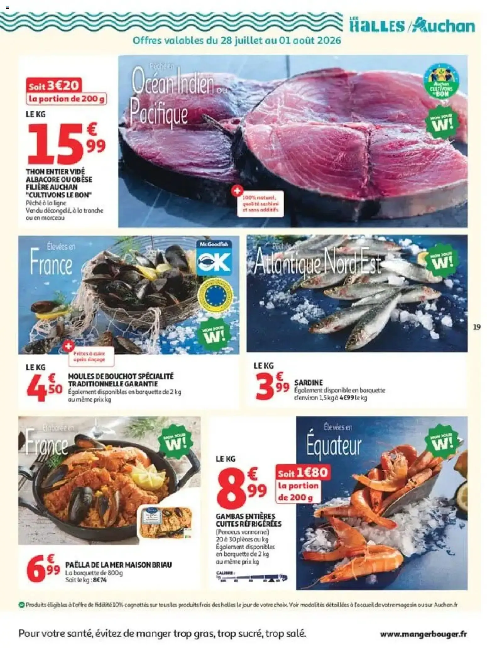 Auchan: Offres du moment du 28 juillet au 9 août 2026 - Catalogue page 19