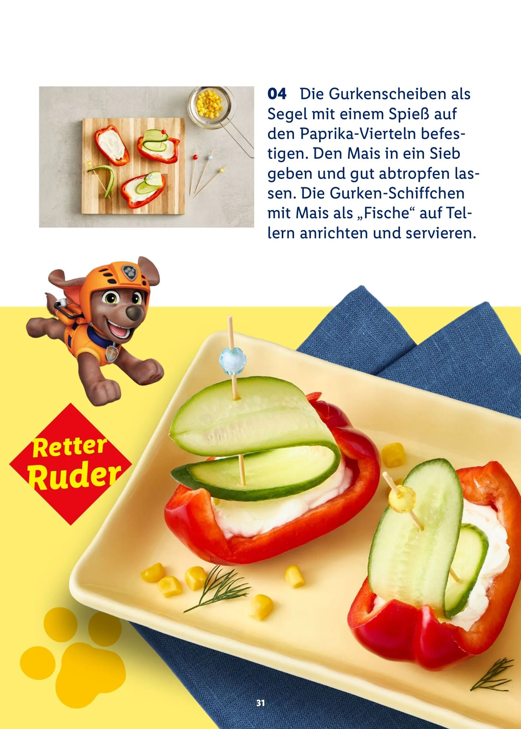 PAW Patrol Rezeptheft von 20. Juli bis 23. August 2026 - Prospekt seite 31