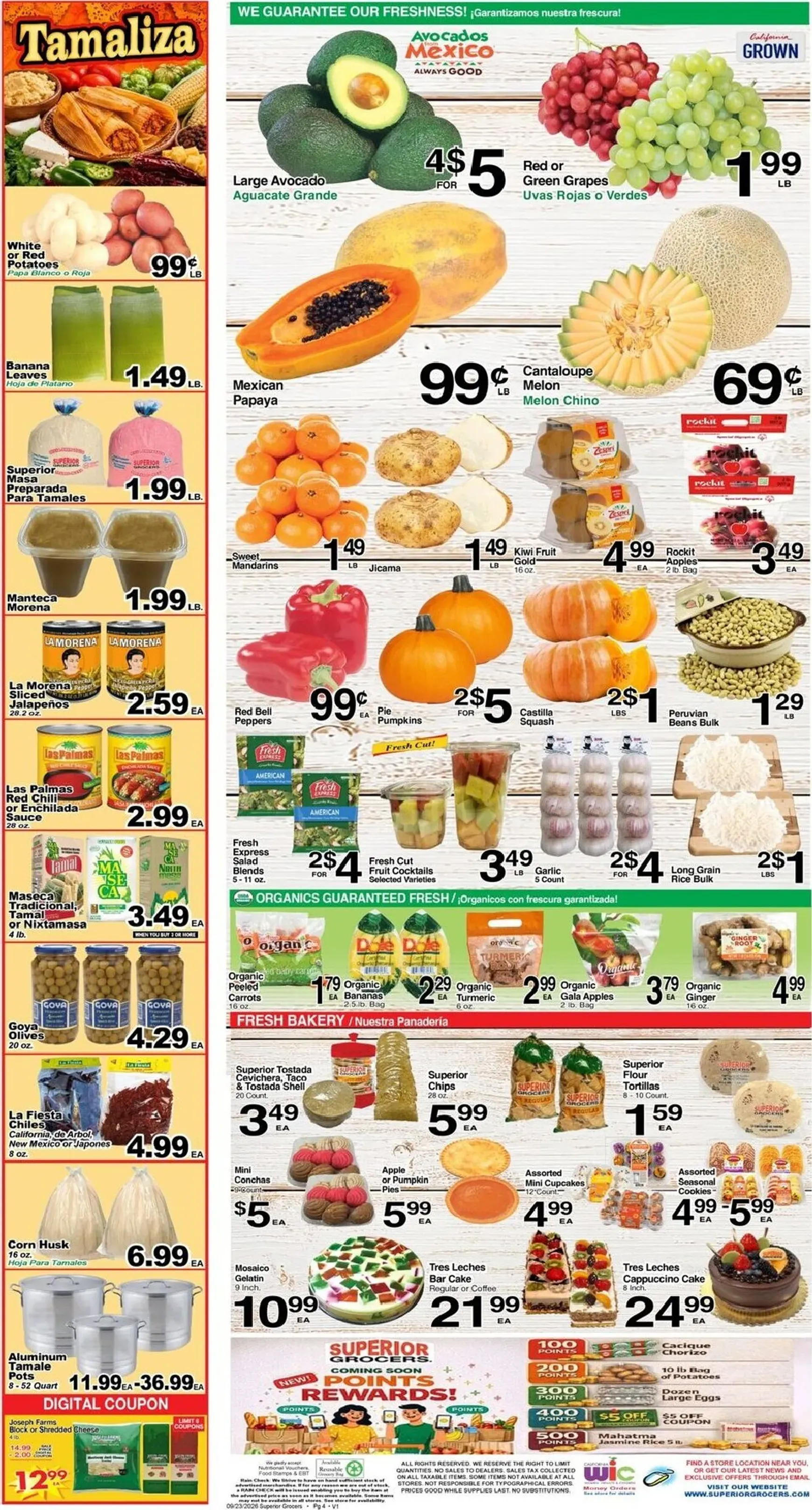 Weekly ad Current Superior Grocers leaflet valid from Wednesday 09/23/2026 to Tuesday 09/29/2026 from September 23 to September 29 2026 - Page 4