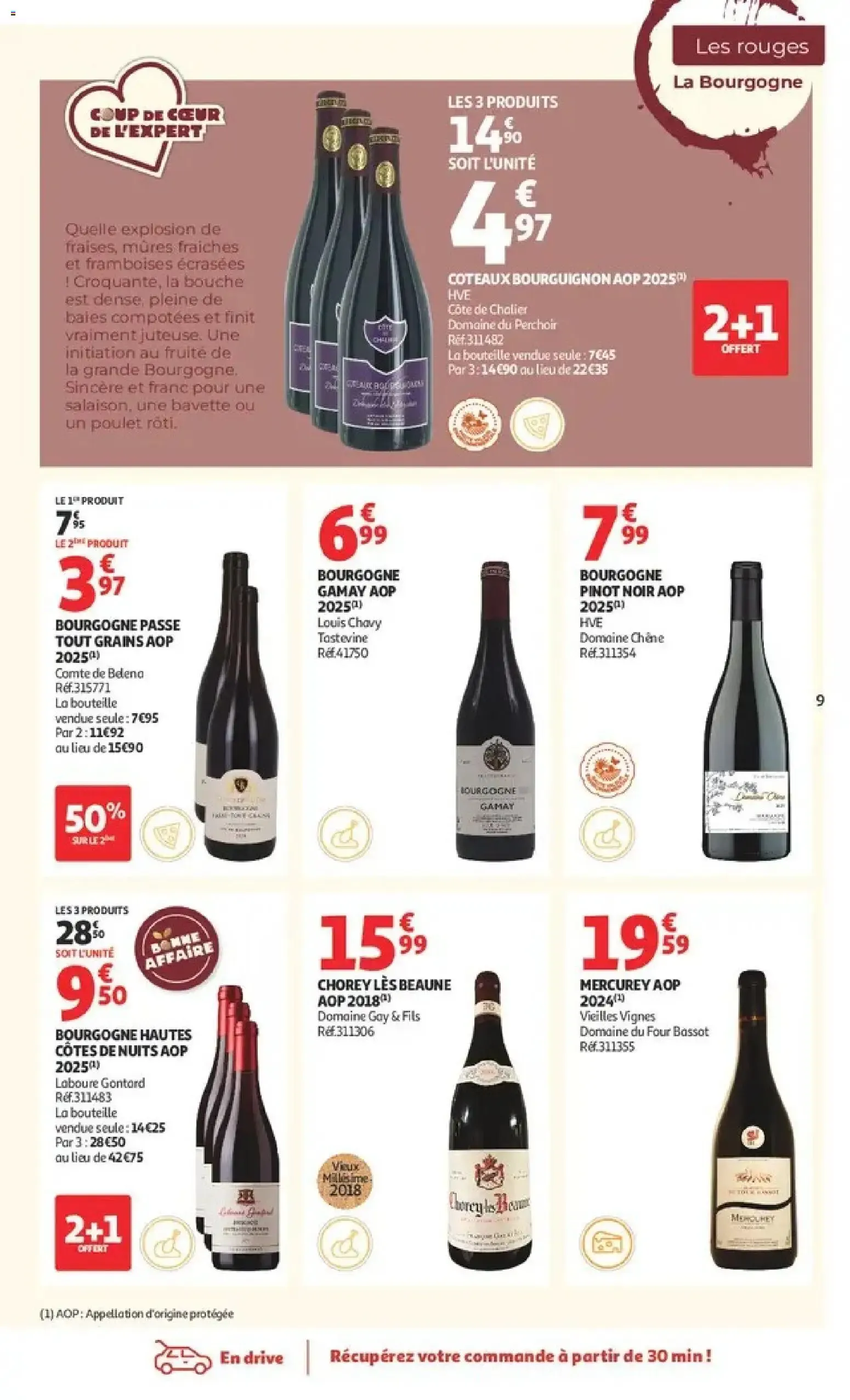 Auchan - Offerts Foire aux vins à partir du 25/09/2026 - promo en ligne du 25 septembre au 11 octobre 2026 - Catalogue page 9