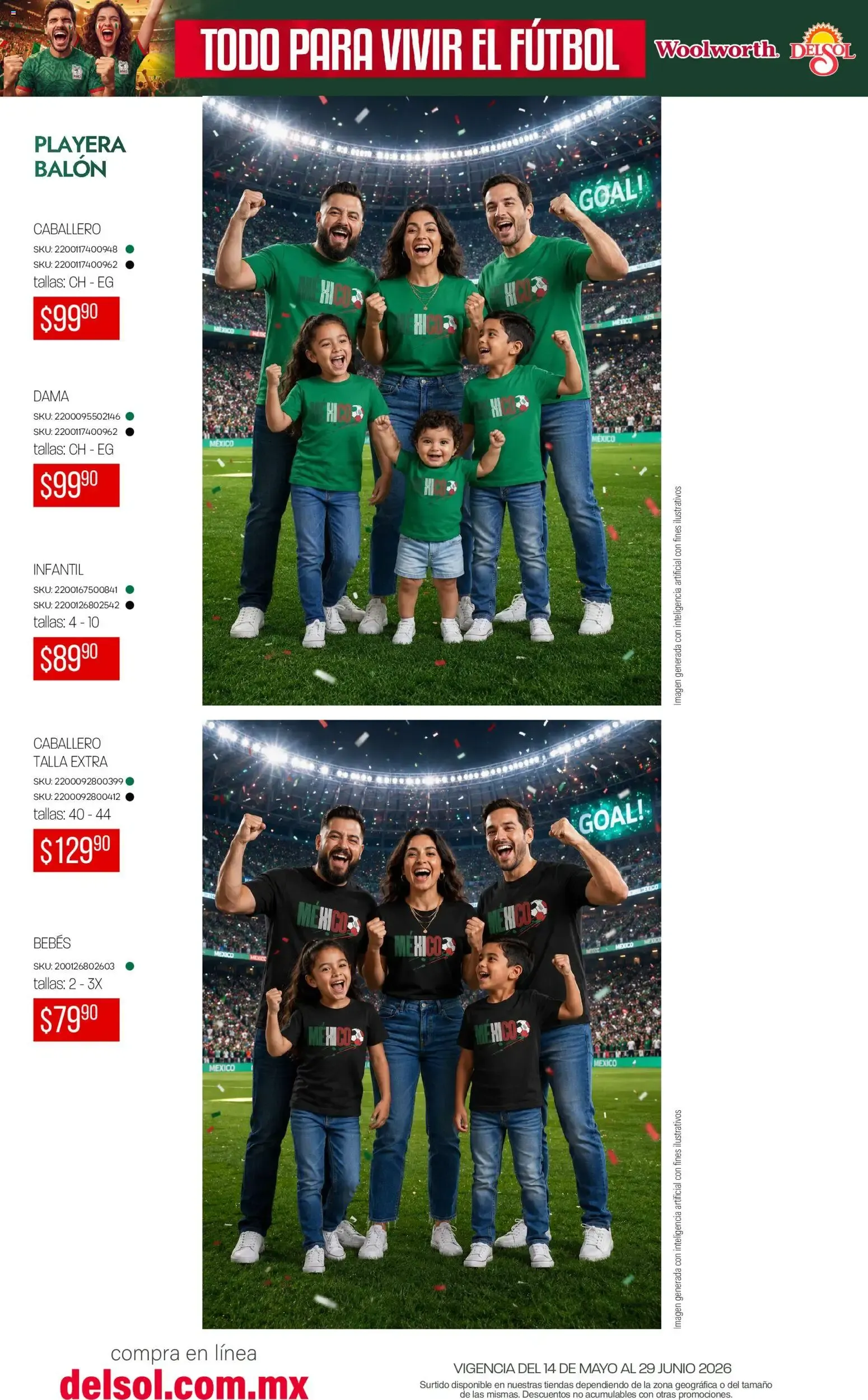 Catálogo de Del Sol y Woolworth catálogo Todo para vivir el fútbol (14/05/2026 - 29/06/2026) - catálogo en línea 14 de mayo al 29 de junio 2026 - Pagina 22