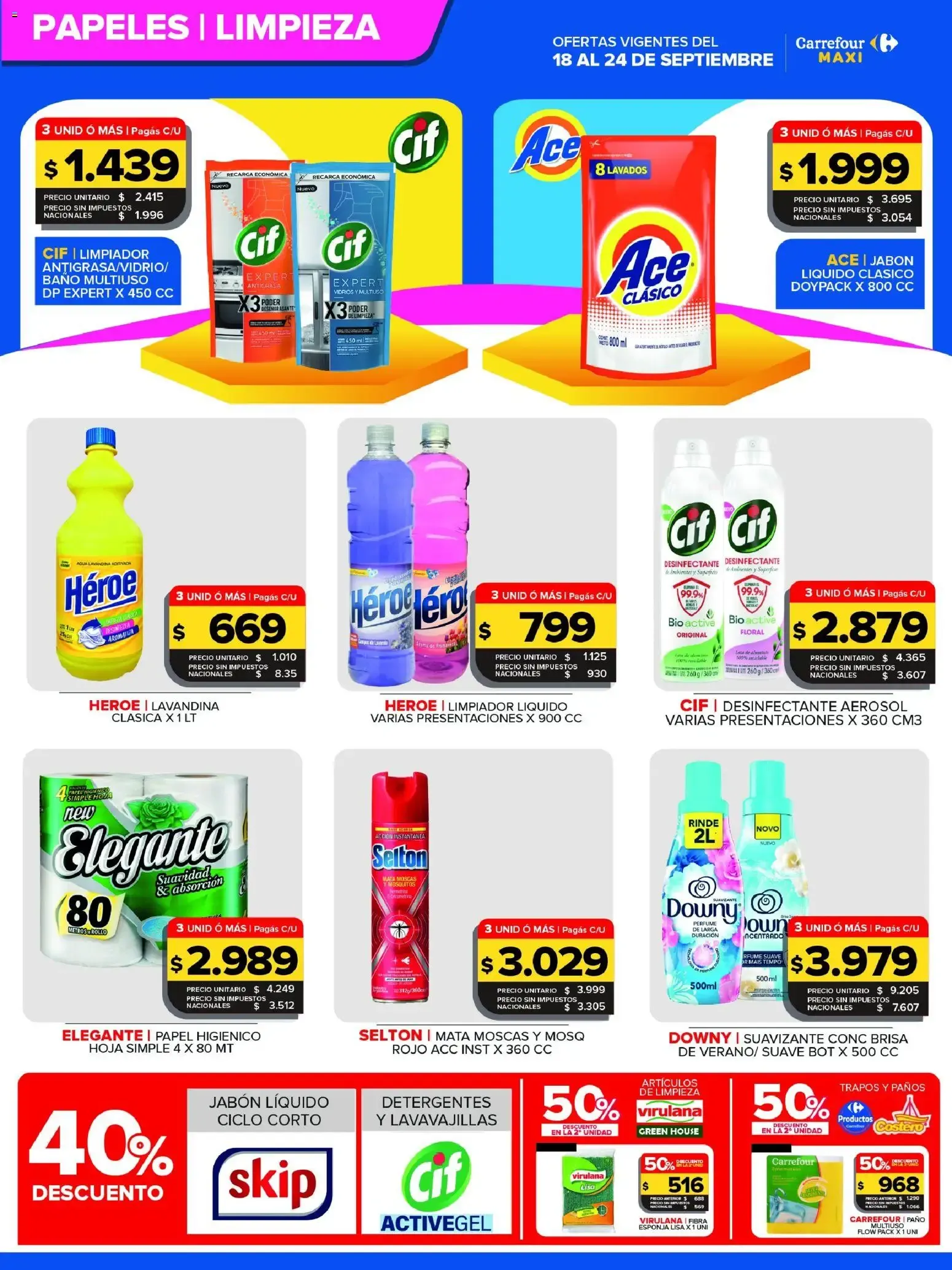 Ofertas de Carrefour Maxi catálogo del 18/09/2026 - 24/09/2026 18 de septiembre al 24 de septiembre 2026 - Página 4 del catálogo