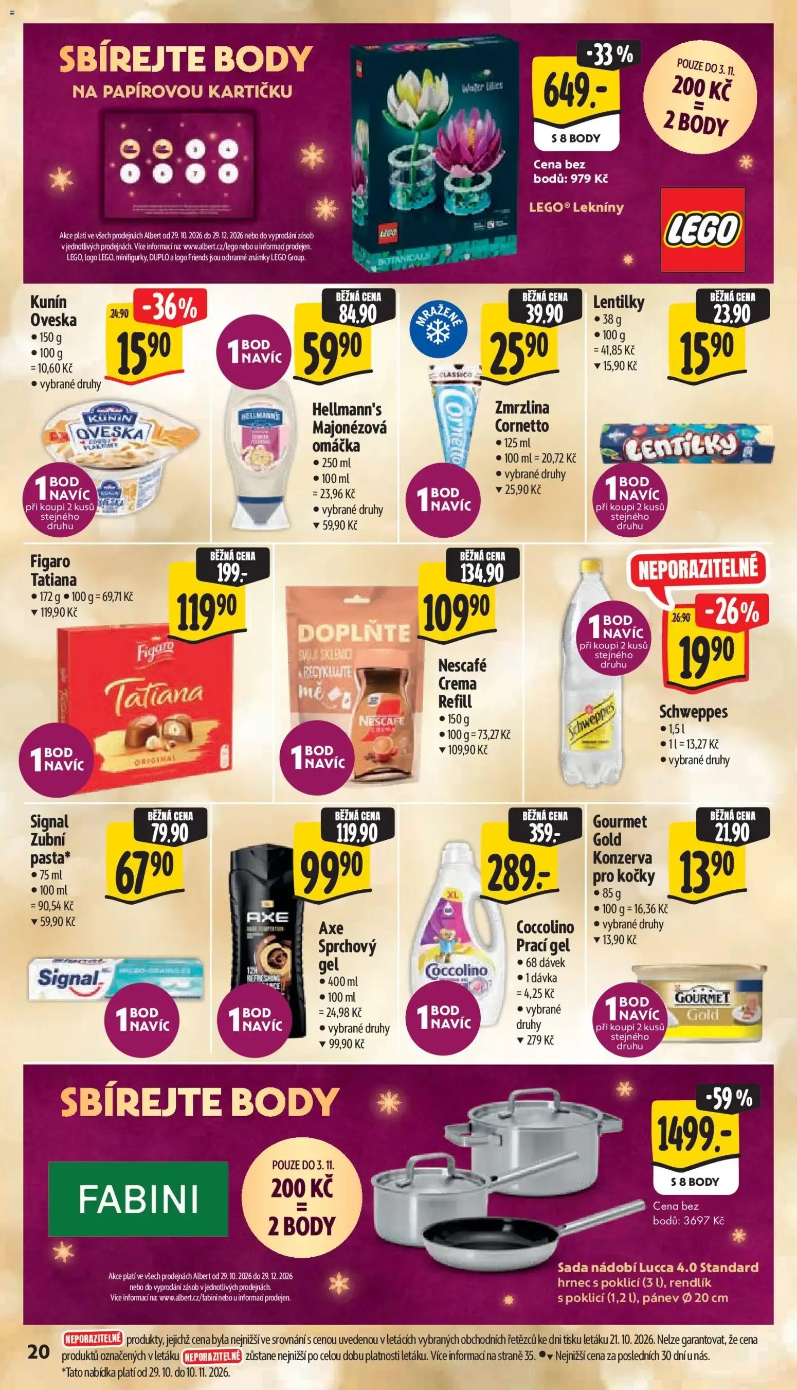Albert leták - Hypermarket Jablonec nad Tisou od 28.10.2026 - Akční leták - 29. října 3. listopadu 2026 - Page 32