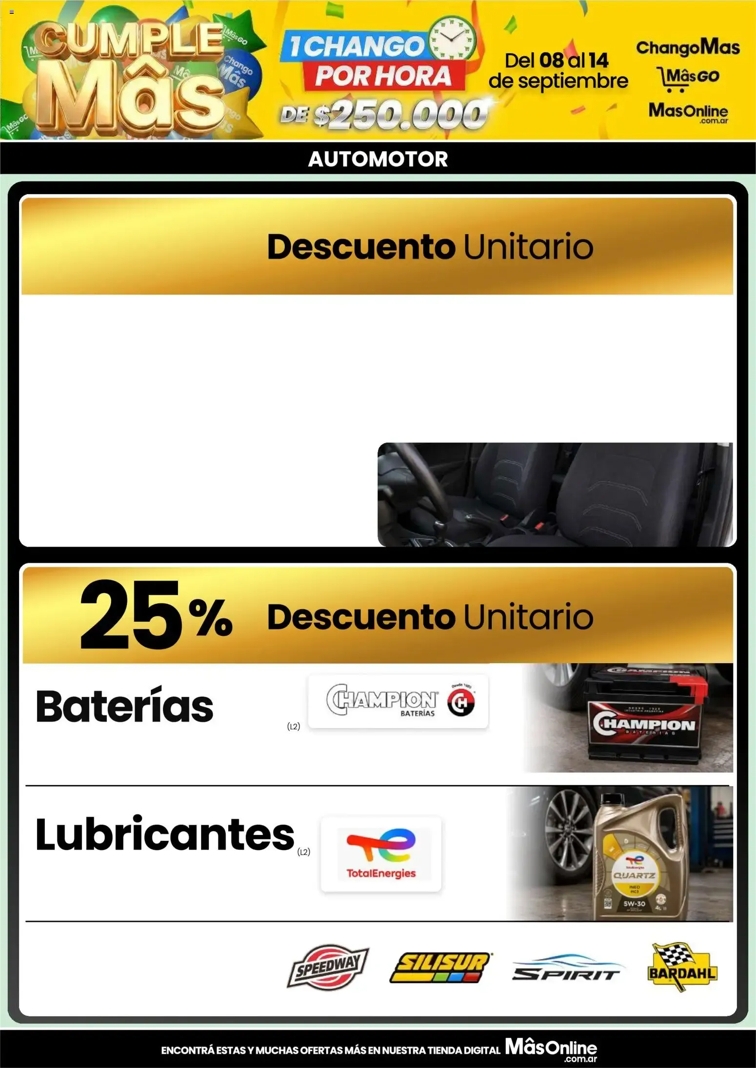 Ofertas de Changomas Ofertas || del 08/09/2026 - 14/09/2026 || Catálogo 8 de septiembre al 14 de septiembre 2026 - Página 12 del catálogo