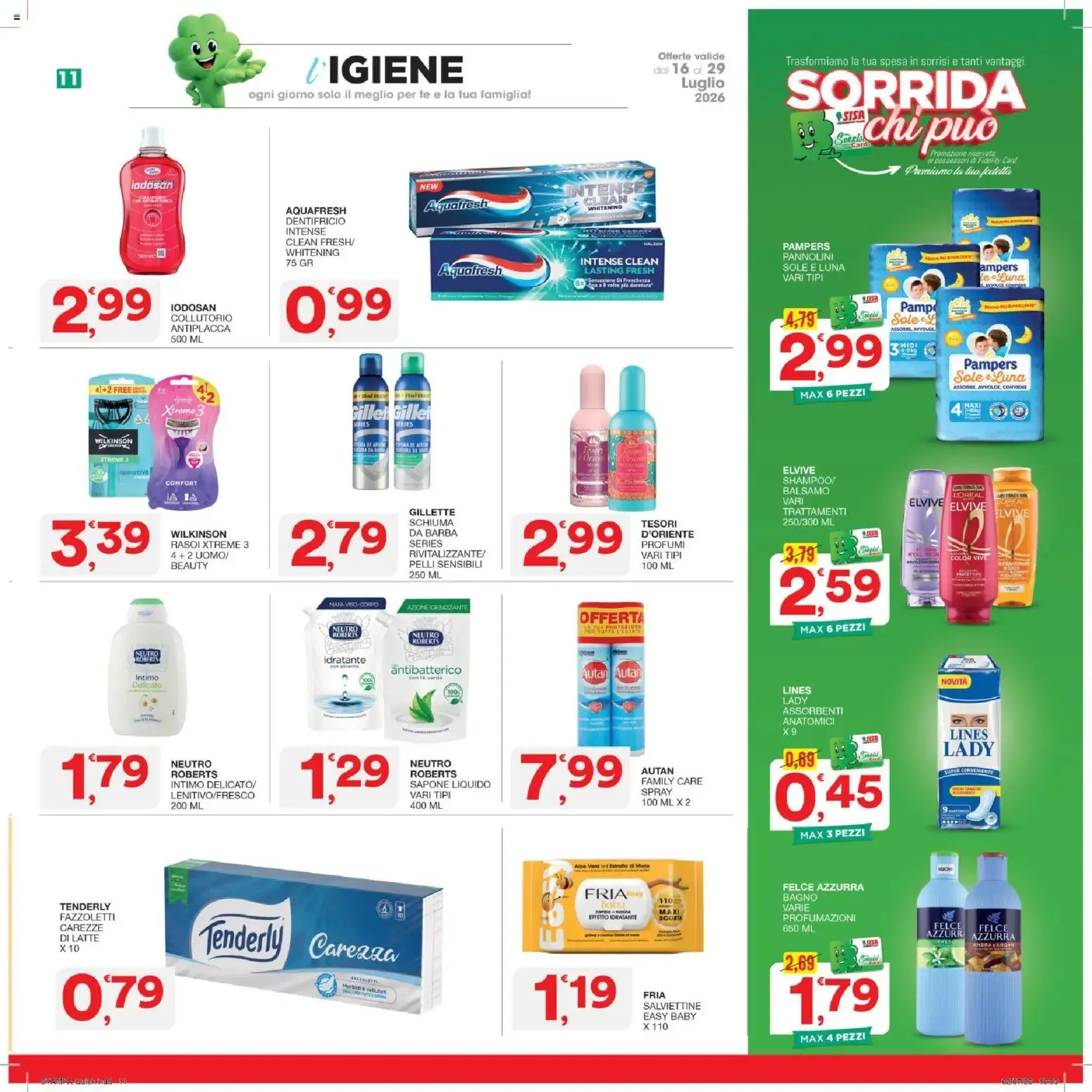 Nuovo SISA volantino Quick dal 16/07/2026 > offerte anteprima 🛍️ da 16 luglio a 29 luglio di 2026 - Pagina del volantino 10