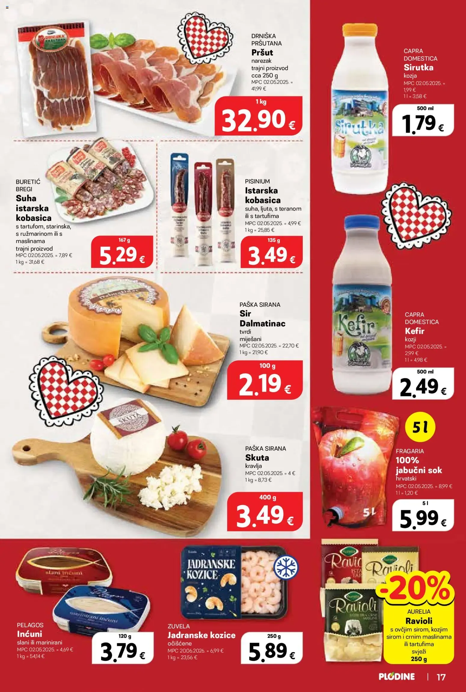 Katalog Plodine Katalog novi od 29.07.2026 na listanje > letak digitalni od 29. srpnja do 4. kolovoza 2026. - Pregled Stranica 17