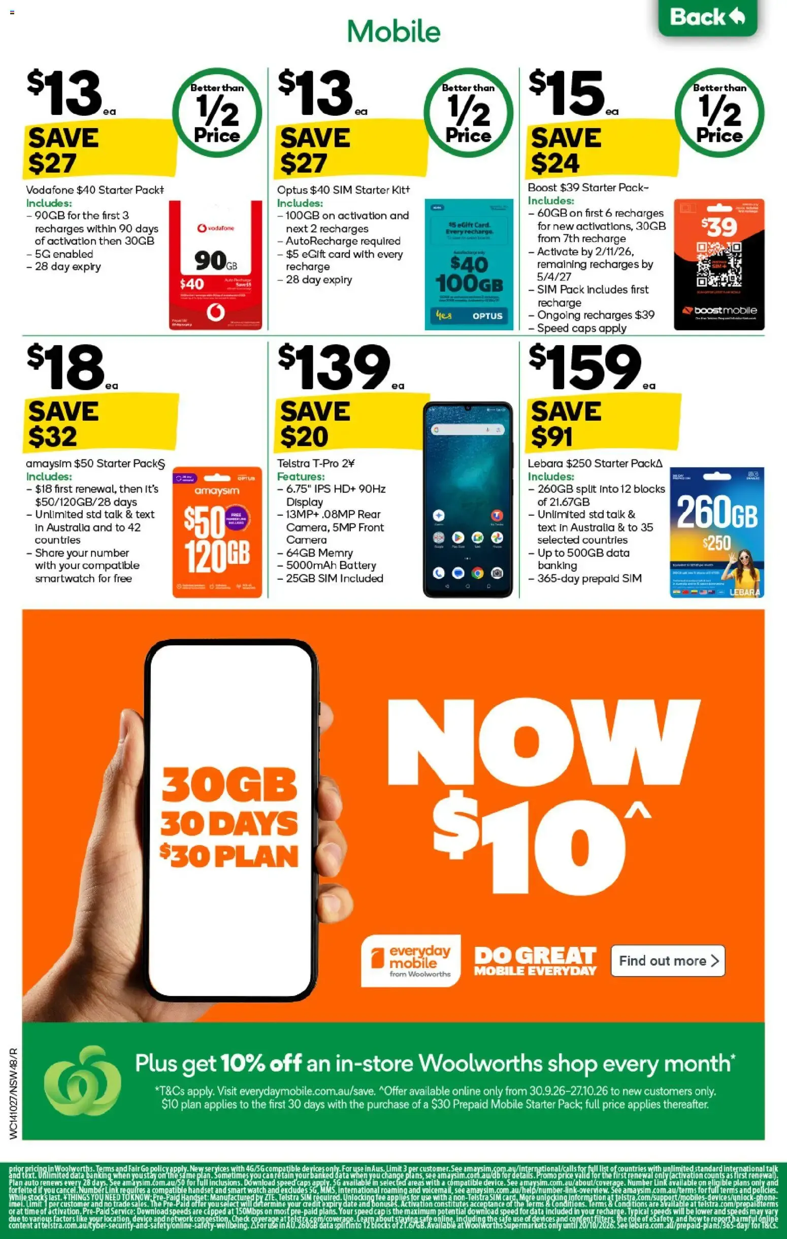 Woolworths catalogue valid from 14/10/2026 > Online Australia - Catalogue valid from 14 October to 20 October 2026 - page 48
