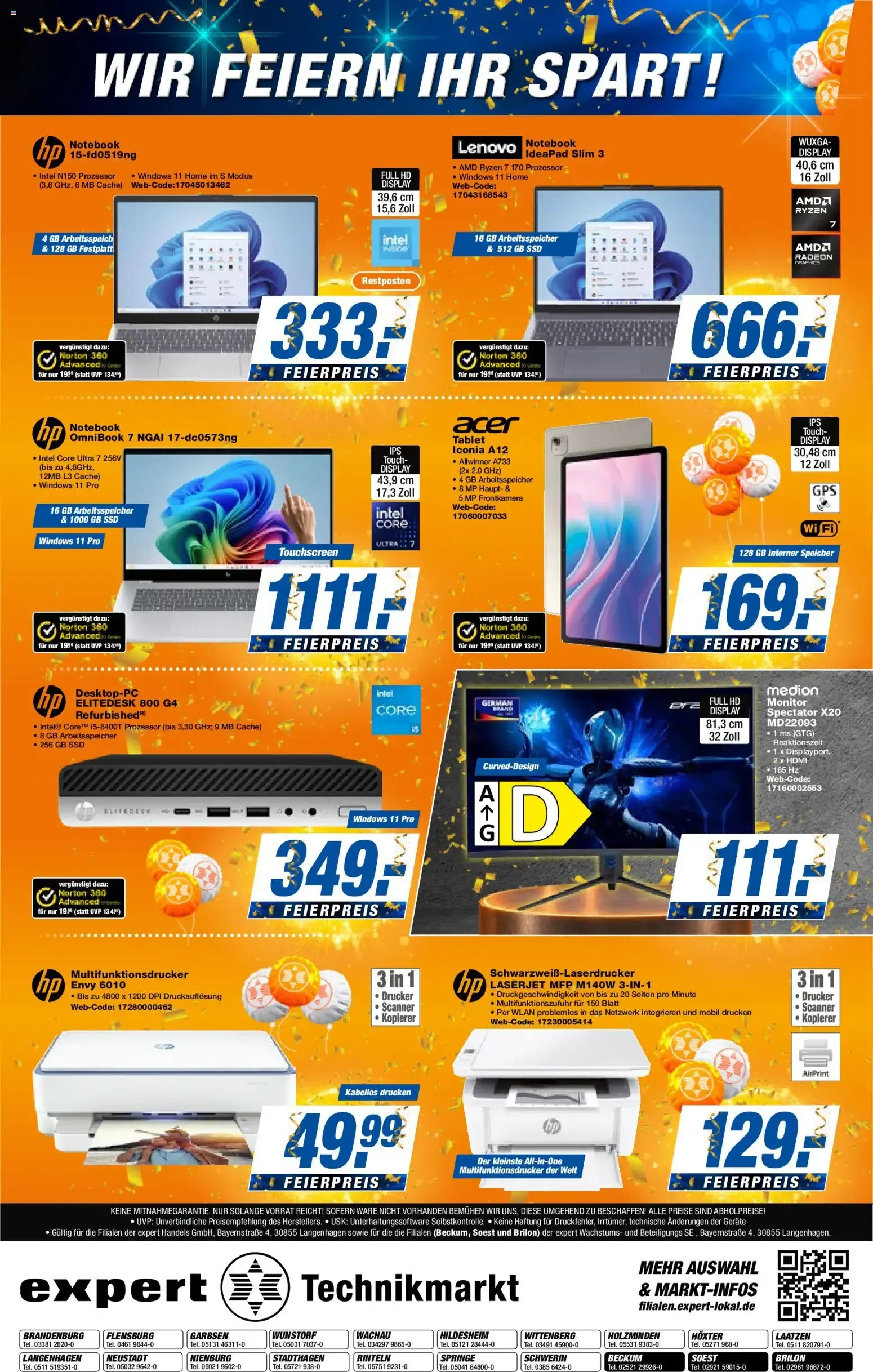 Expert Technikmarkt: Riesen Sparburtstag von 16. Oktober bis 22. Oktober 2026 - Prospekt seite 8