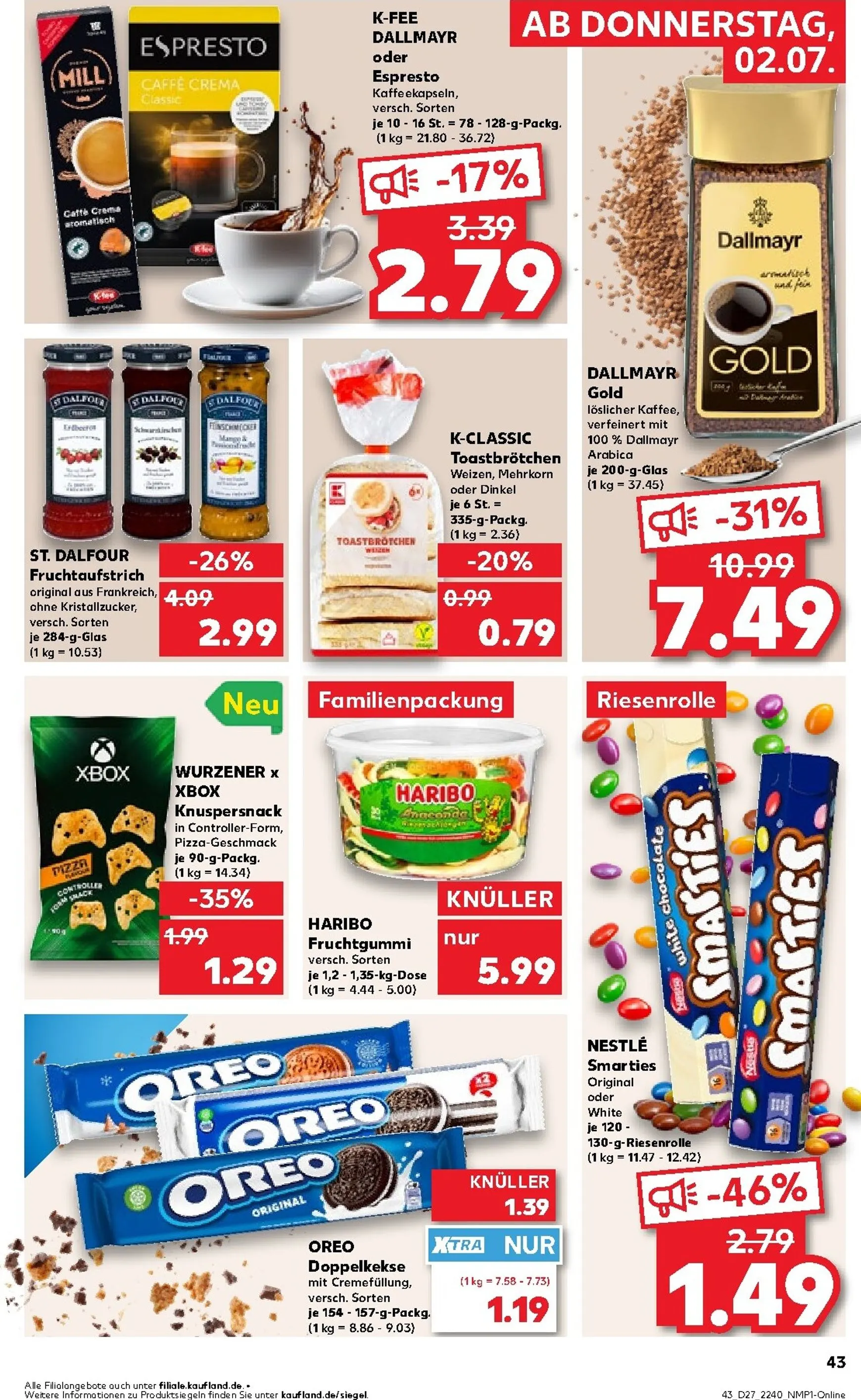 Kaufland Prospekt nächste Woche – von Donnerstag 02.07.2026 bis Mittwoch 08.07.2026 von 2. Juli bis 8. Juli 2026 - Prospekt seite 42