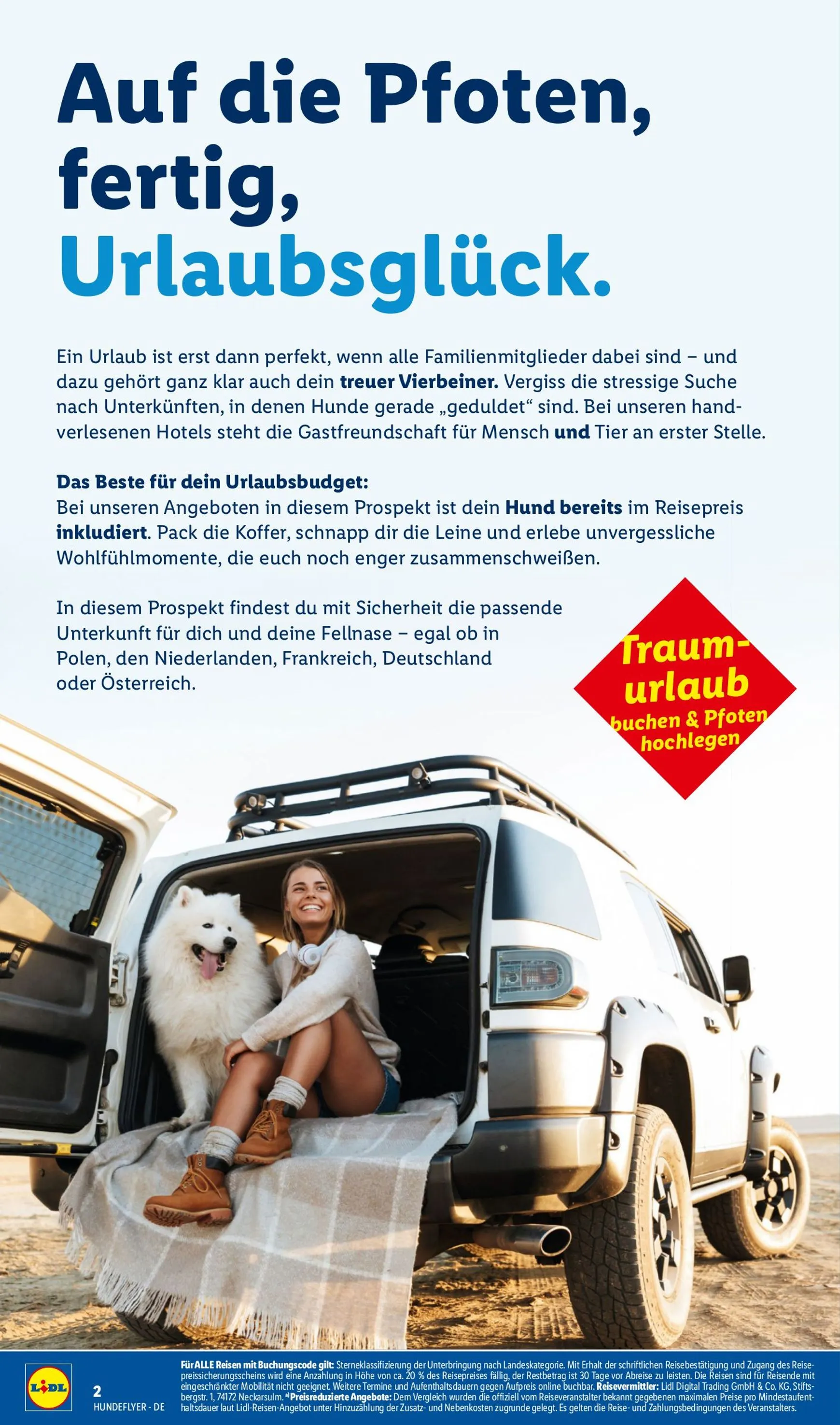 Lidl - Urlaub mit Wau-Effekt lohnt sich Prospekt – von Mittwoch 29.07.2026 bis Montag 31.08.2026 von 29. Juli bis 31. August 2026 - Prospekt seite 2