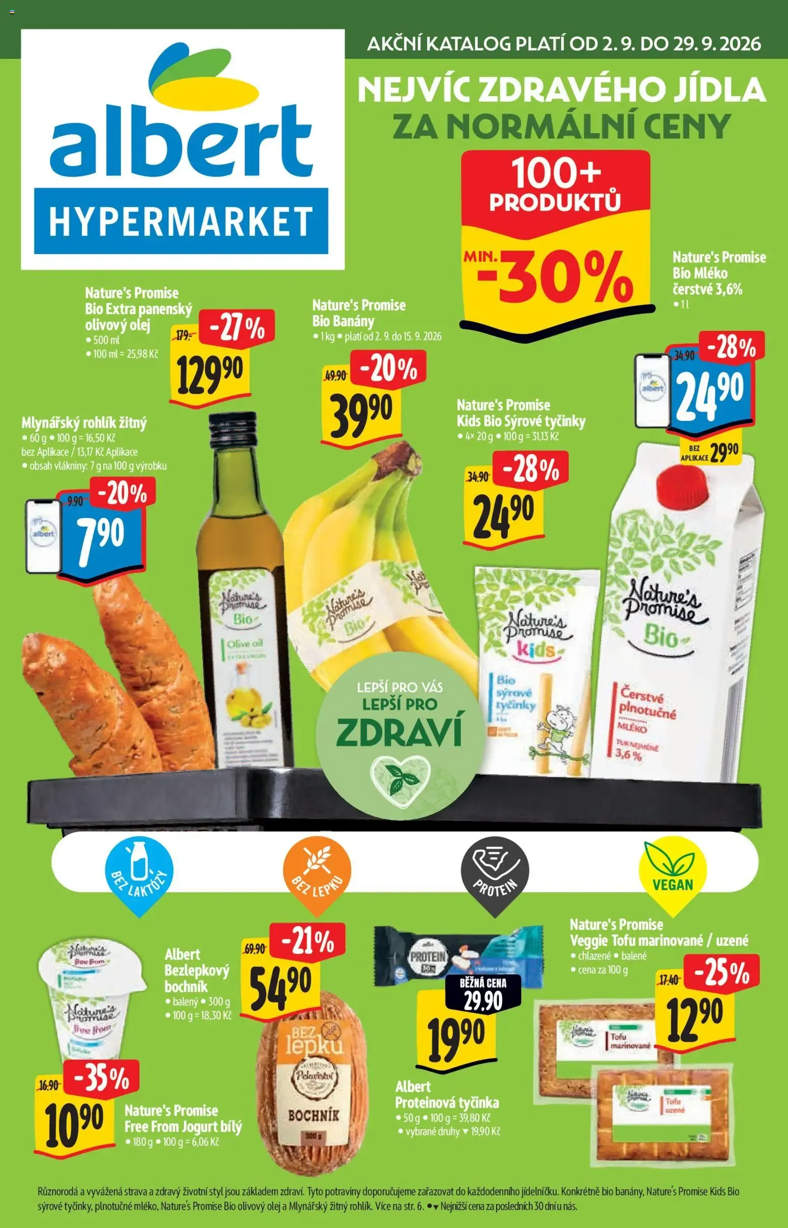 Albert katalog - Hypermarket - Bio od 02.09.2026 - Akční leták - 2. září 29. září 2026 - Page 1