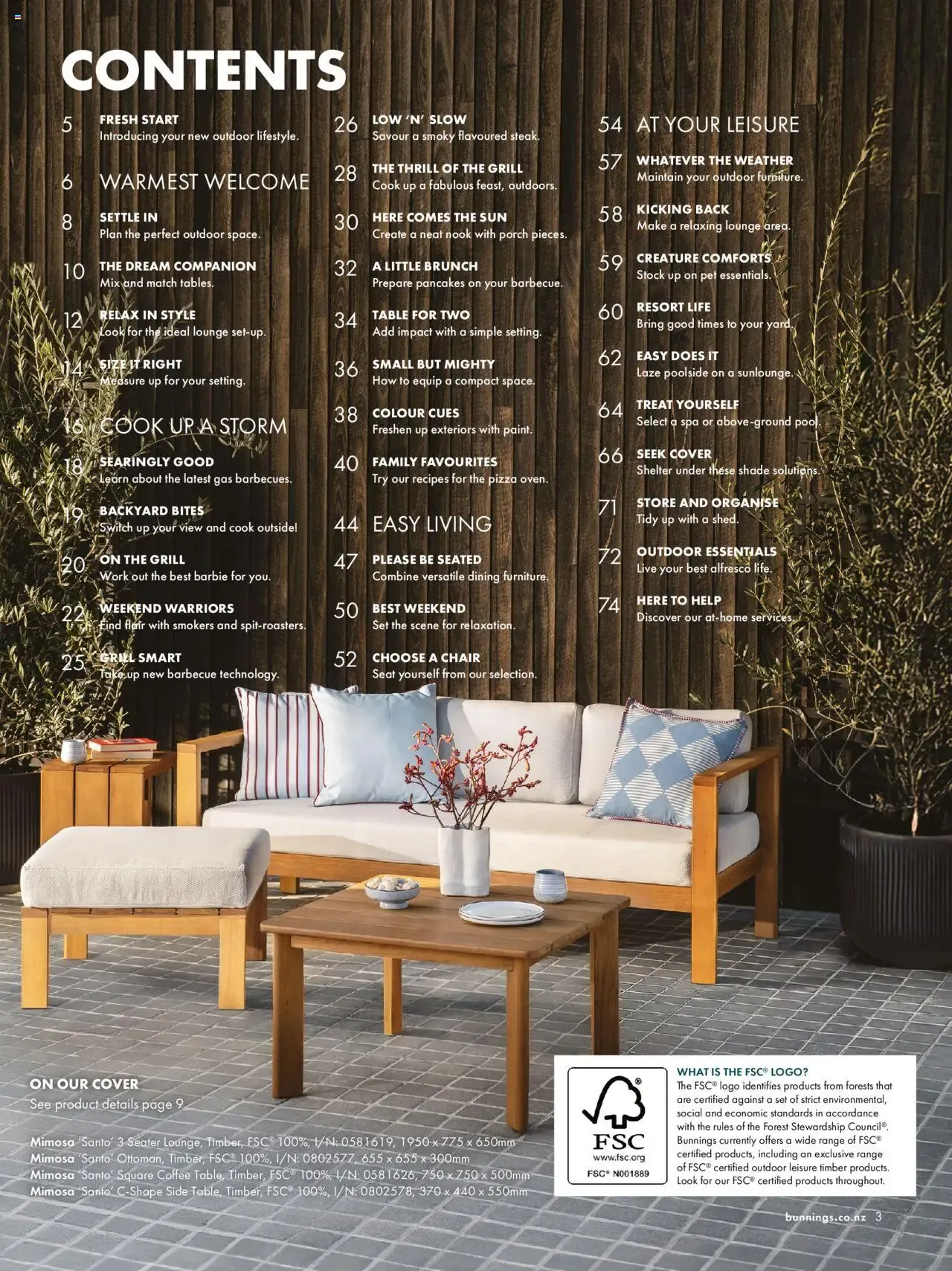 Bunnings Warehouse Outdoor Style Guide from 25 August to 31 December 2026 - Catalogue Page 3