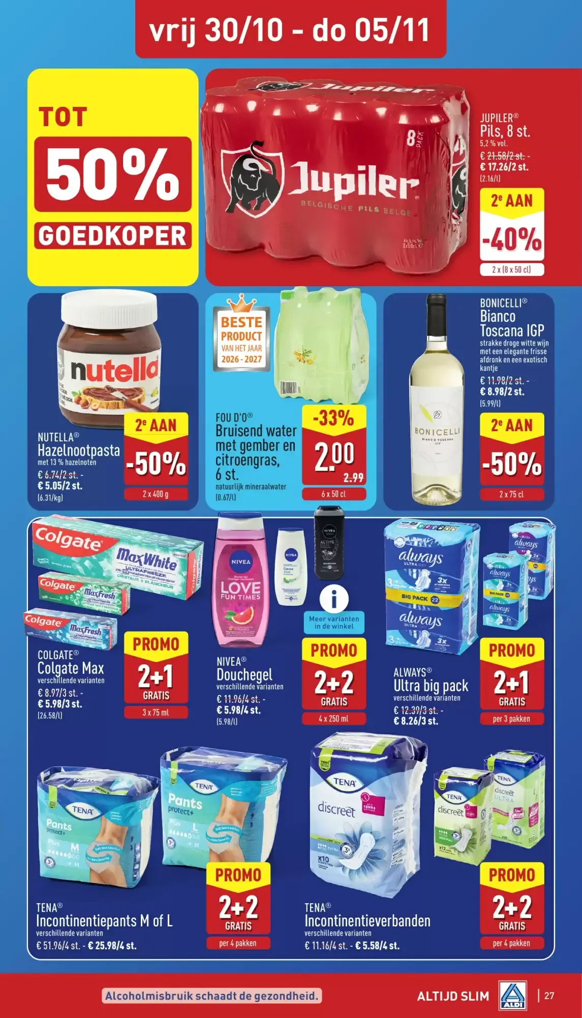 ALDI Folder 26/10 - 31/10 van 26 oktober tot 31 oktober 2026 - folder pagina 27