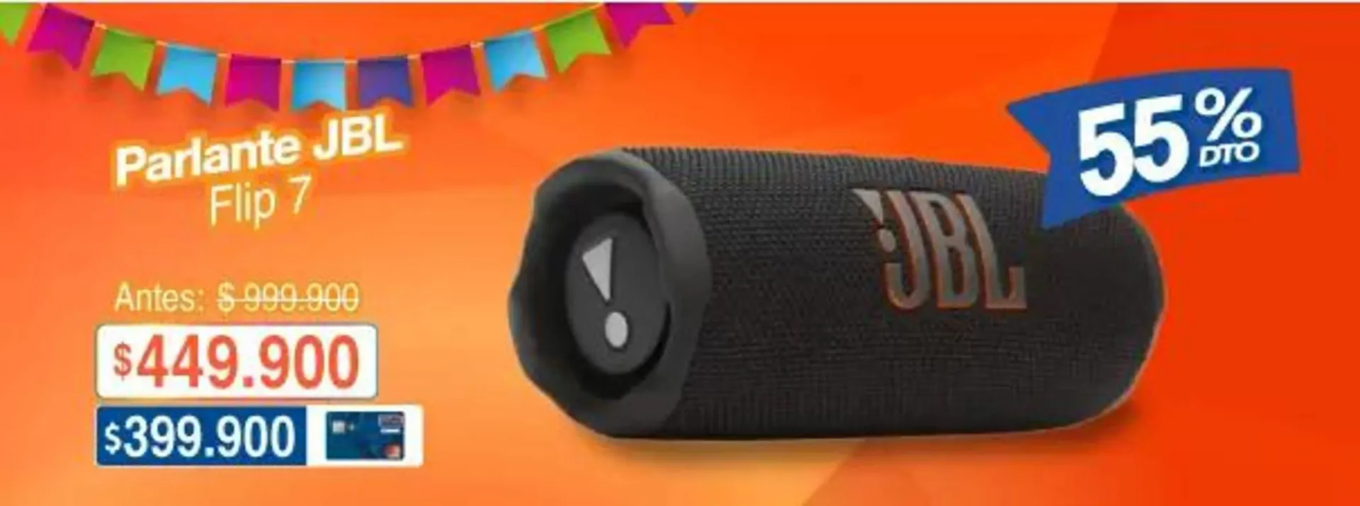 Catalogo de Parlante JBL Flip 7 1 de agosto al 16 de agosto 2026 - Pag 1