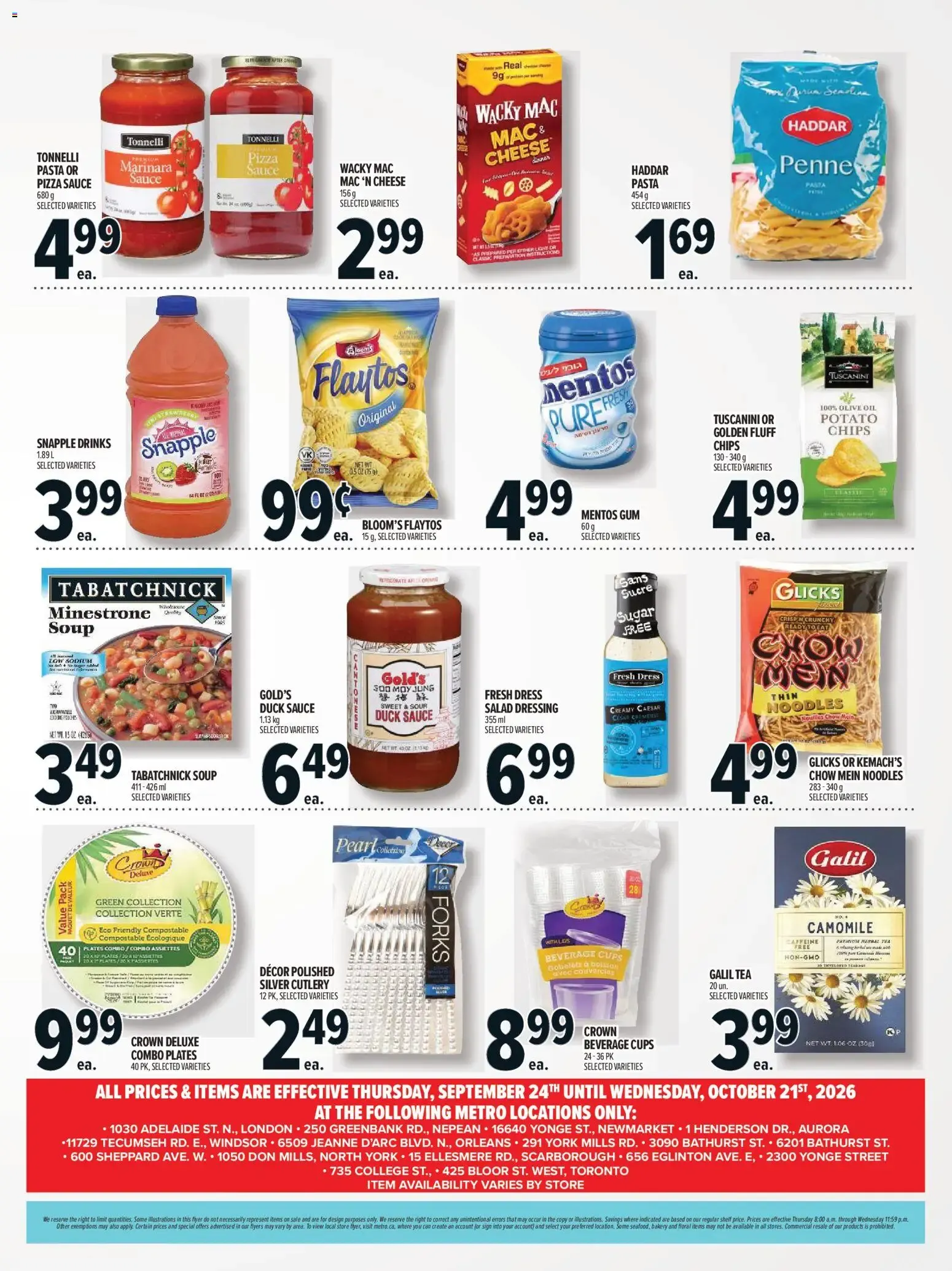 Metro - Kosher from Sep 24, 2026 > weekly specials & deals from September 24 to October 21 2026 - flyer page 2