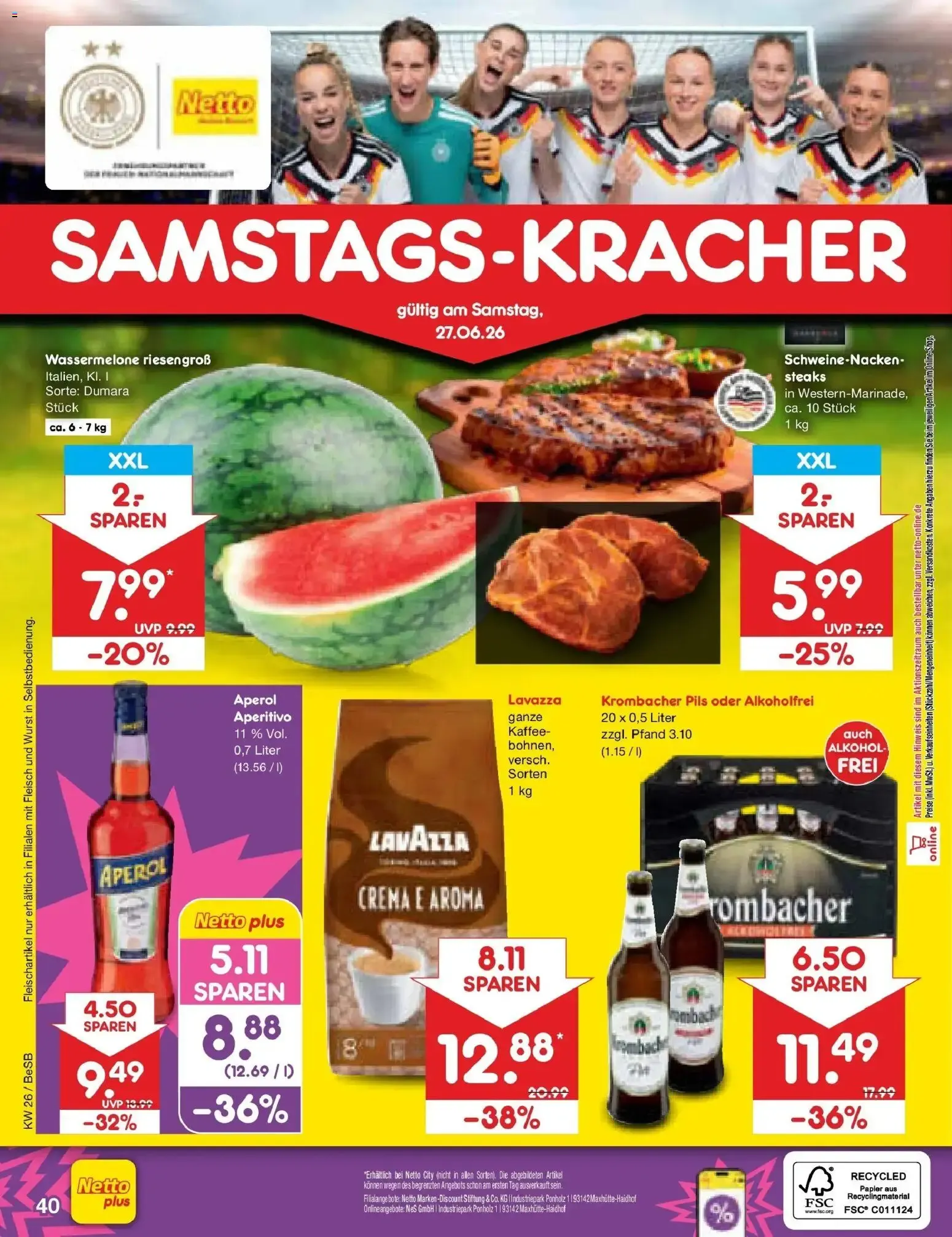 Netto Marken-Discount Prospekt Kremmen (ab 22.06.2026) » Angebote von 22. Juni bis 27. Juni 2026 - Prospekt seite 52