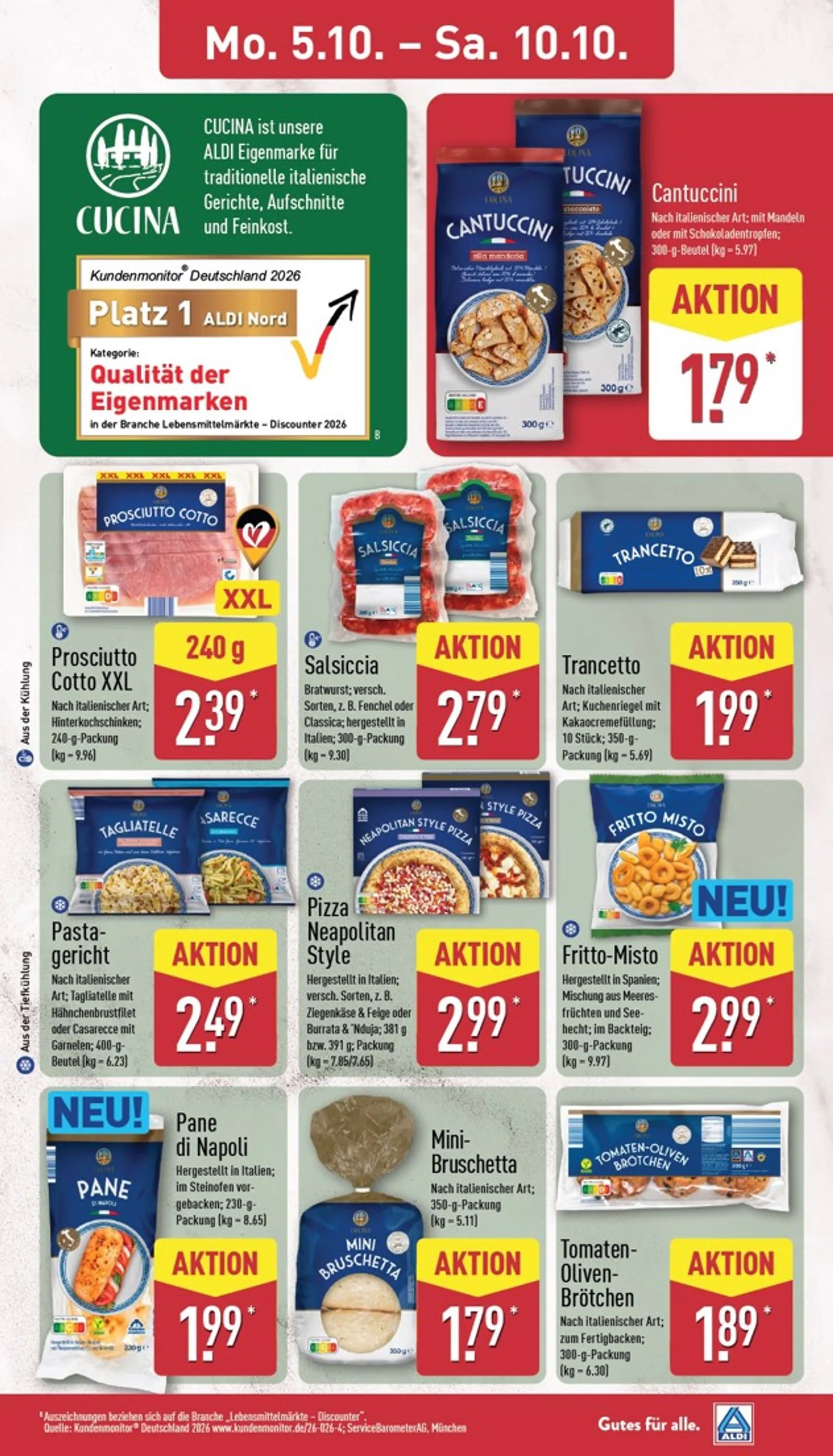 DEINE GENUSSREISE NACH ITALIEN. von 5. Oktober bis 10. Oktober 2026 - Prospekt seite 13
