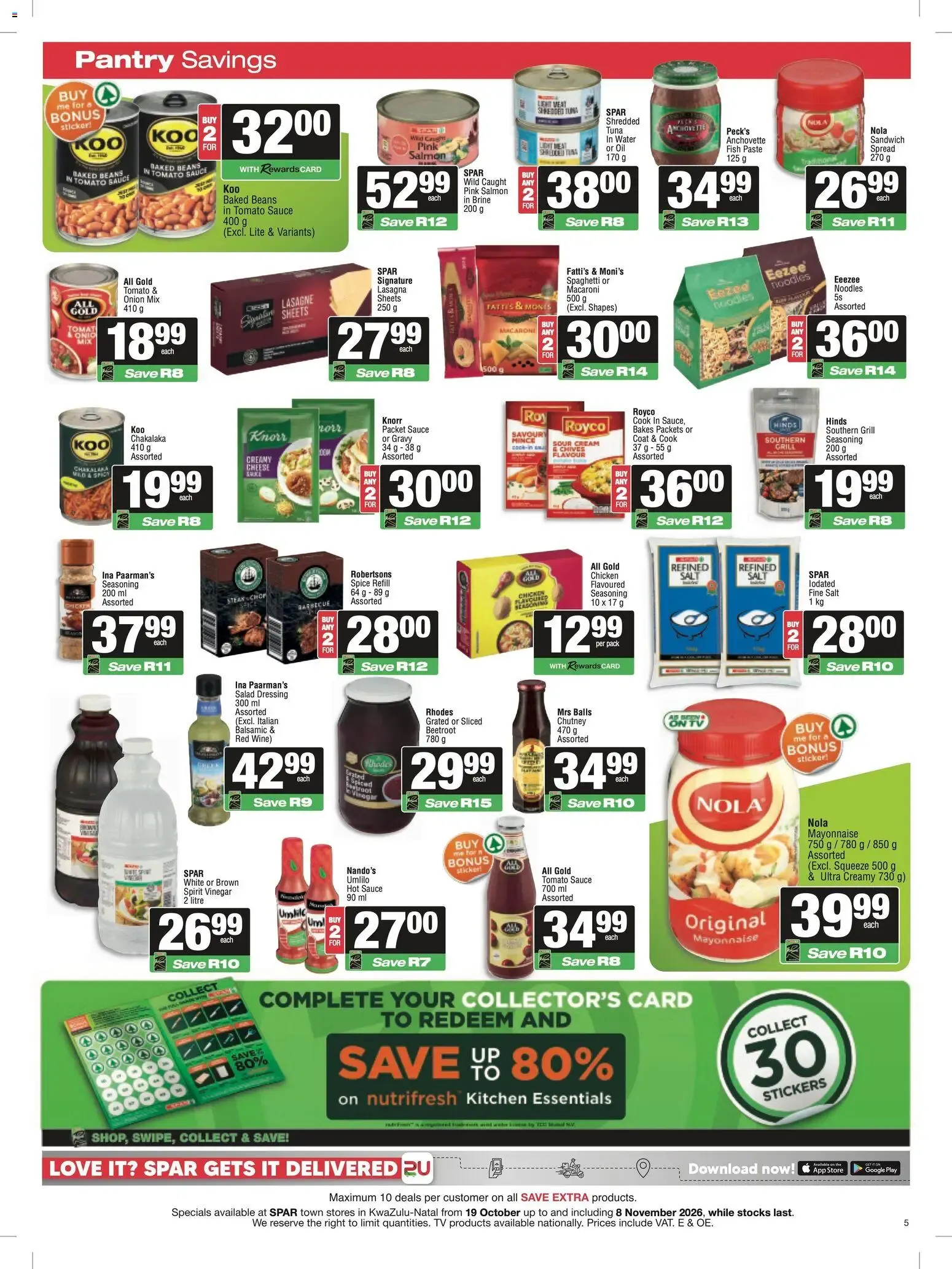 Spar Specials (19/10/2026 - 08/11/2026) Online from 19 October to 8 November 2026 - Catalogue Page 5