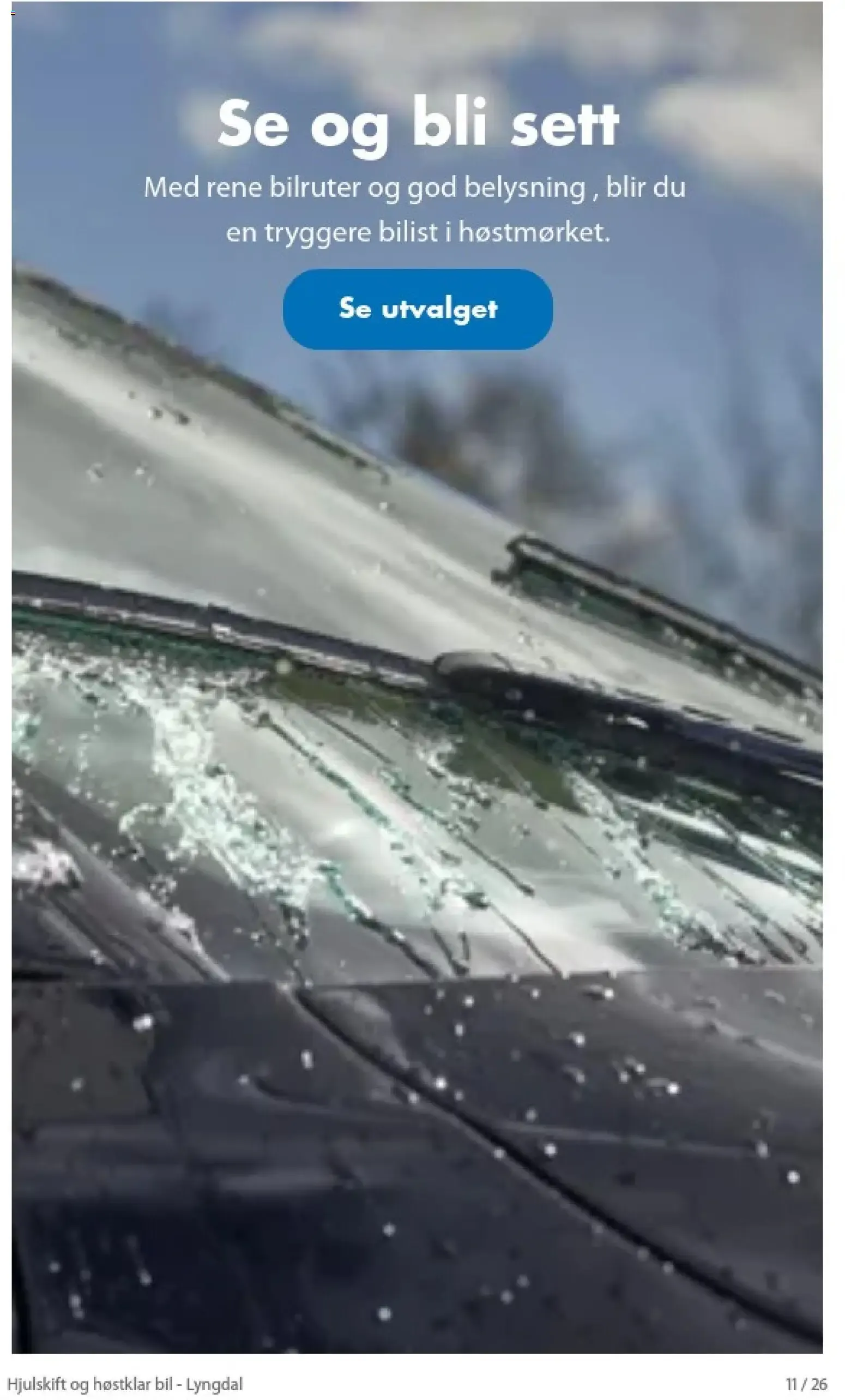 Biltema kundeavis Hjulskift og høstklar bil - National (06/09/2026 - 30/10/2026) - Kundeavis og tilbud fra 6. september til 30. oktober 2026 - kundeavisside 11