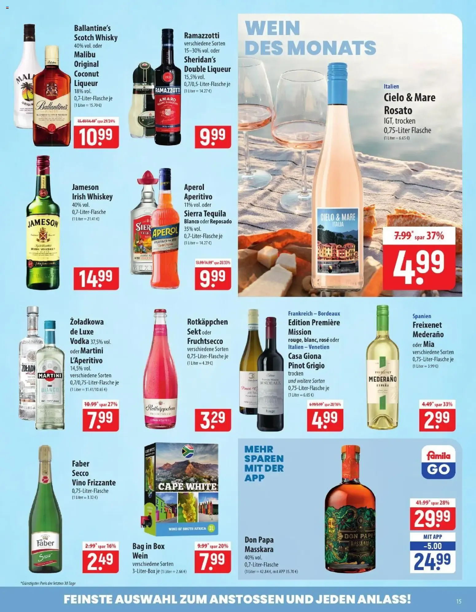 Famila Prospekt (ab 06.07.2026) zum Blättern von 6. Juli bis 11. Juli 2026 - Prospekt seite 15