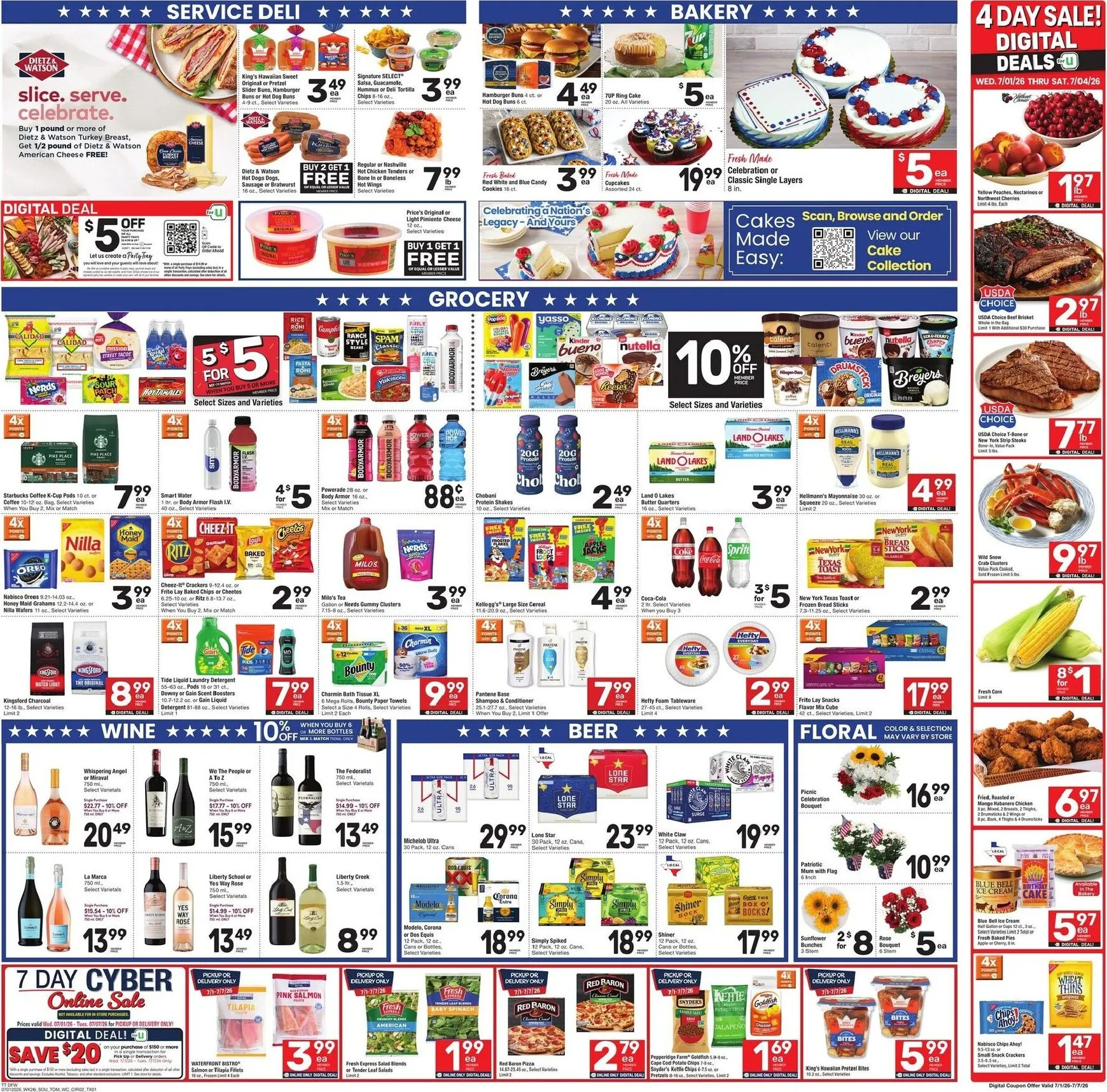 Weekly ad Current Tom Thumb leaflet valid from Wednesday 07/01/2026 to Tuesday 07/07/2026 from July 1 to July 7 2026 - Page 2