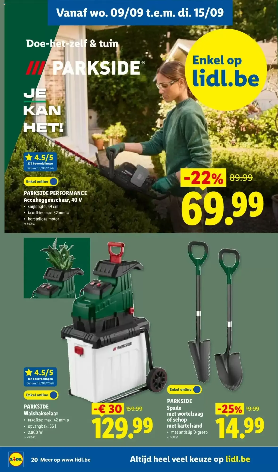 Lidl folder week 37 van 7 september tot 12 september 2026 - folder pagina 20