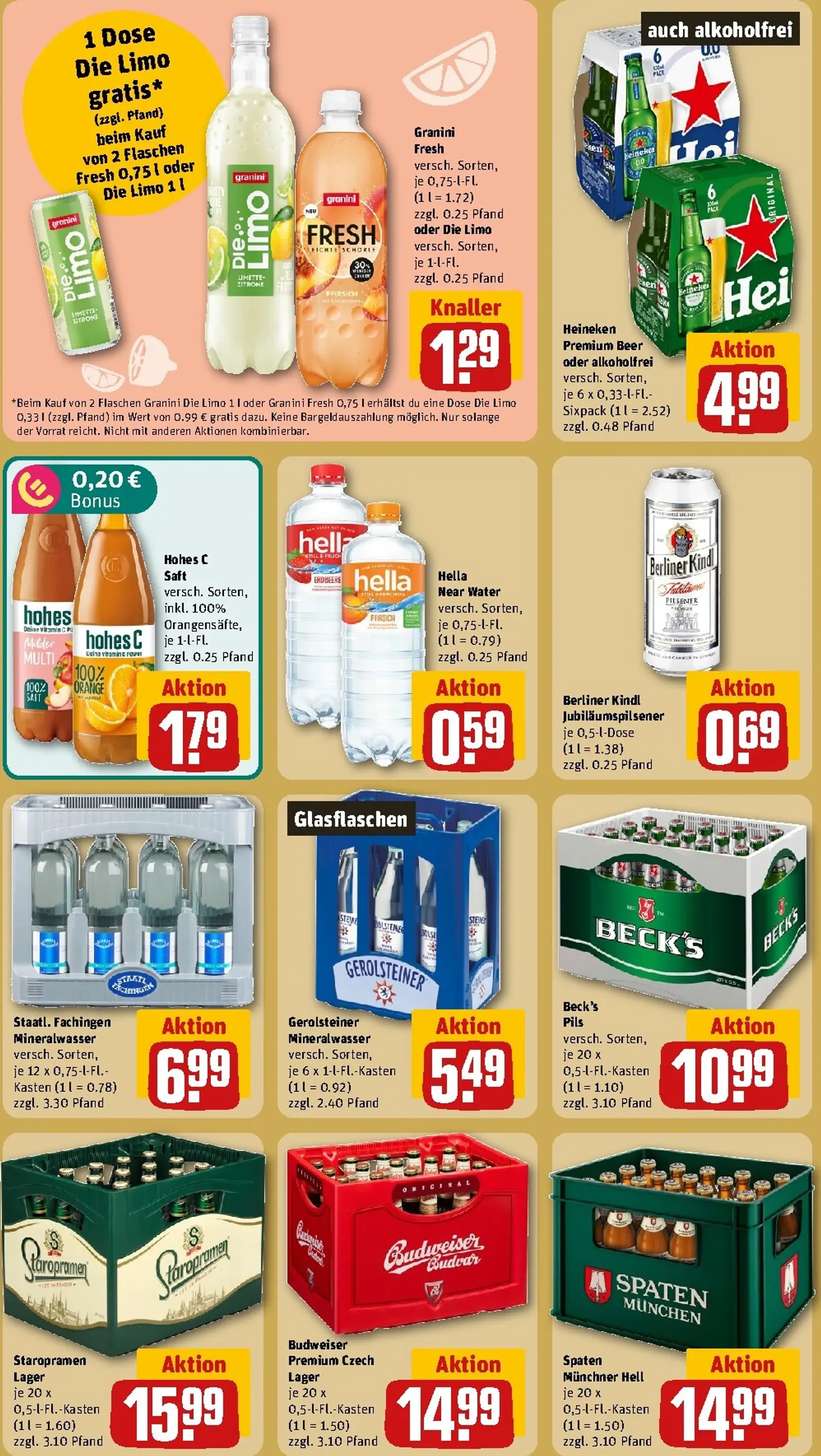 Die REWE Jubelwochen Mega Angebote, mega sparen! von 21. September bis 27. September 2026 - Prospekt seite 22