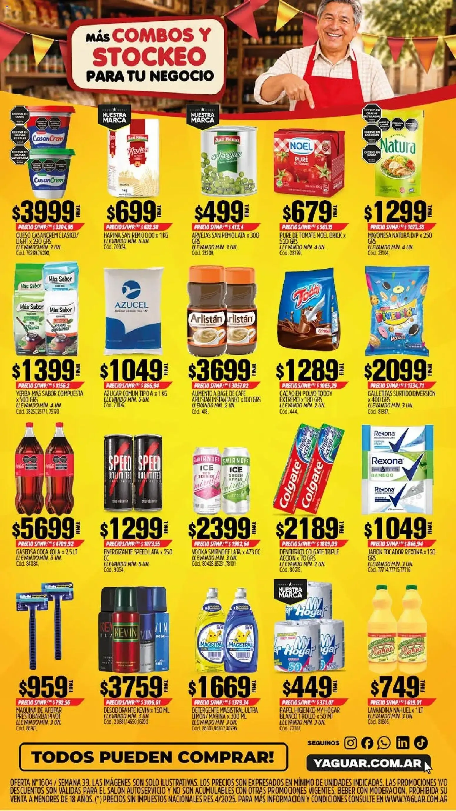 Ofertas de Mayorista Yaguar - Mes del Almacenero 21 de septiembre al 27 de septiembre 2026 - Página 2 del catálogo