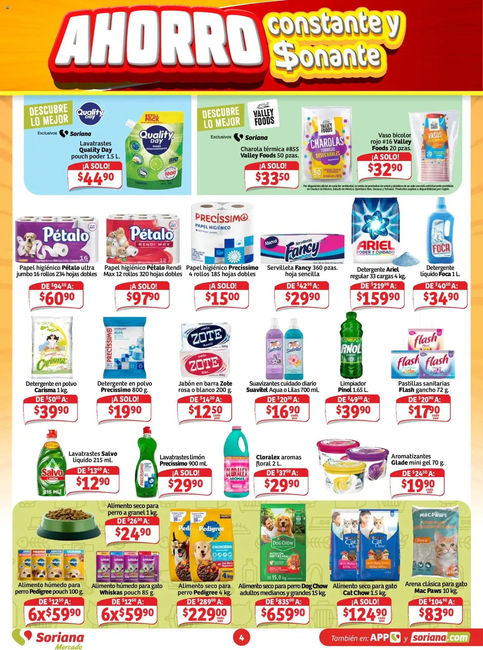 Catálogo de SORIANA ofertas hoy de 23/10/2026 - Folleto Octubre 23 de octubre al 29 de octubre 2026 - Pagina 4