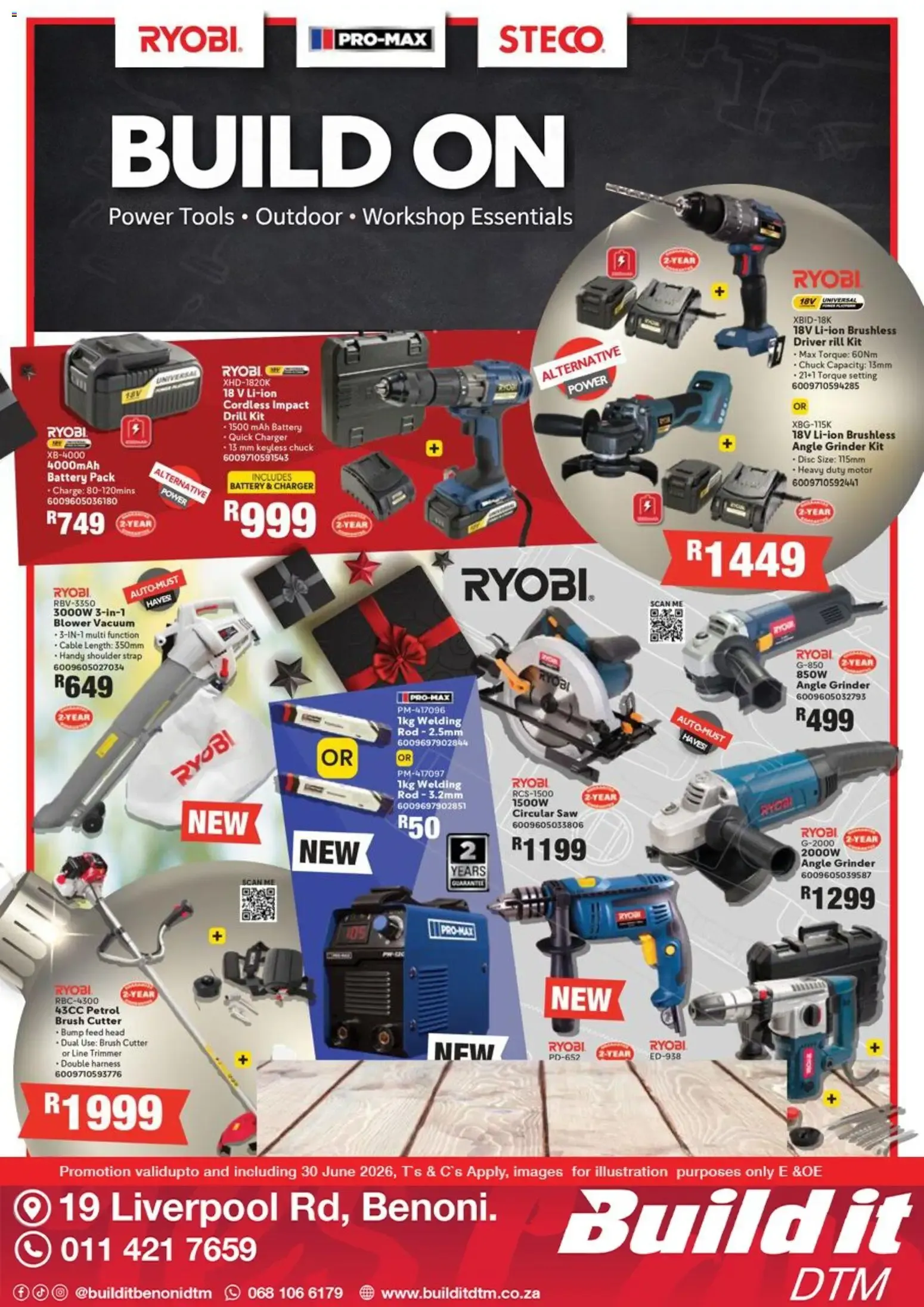 Build It Gauteng - Ryobi Promotion (02/06/2026 - 30/06/2026) Online from 2 June to 30 June 2026 - Catalogue Page 2