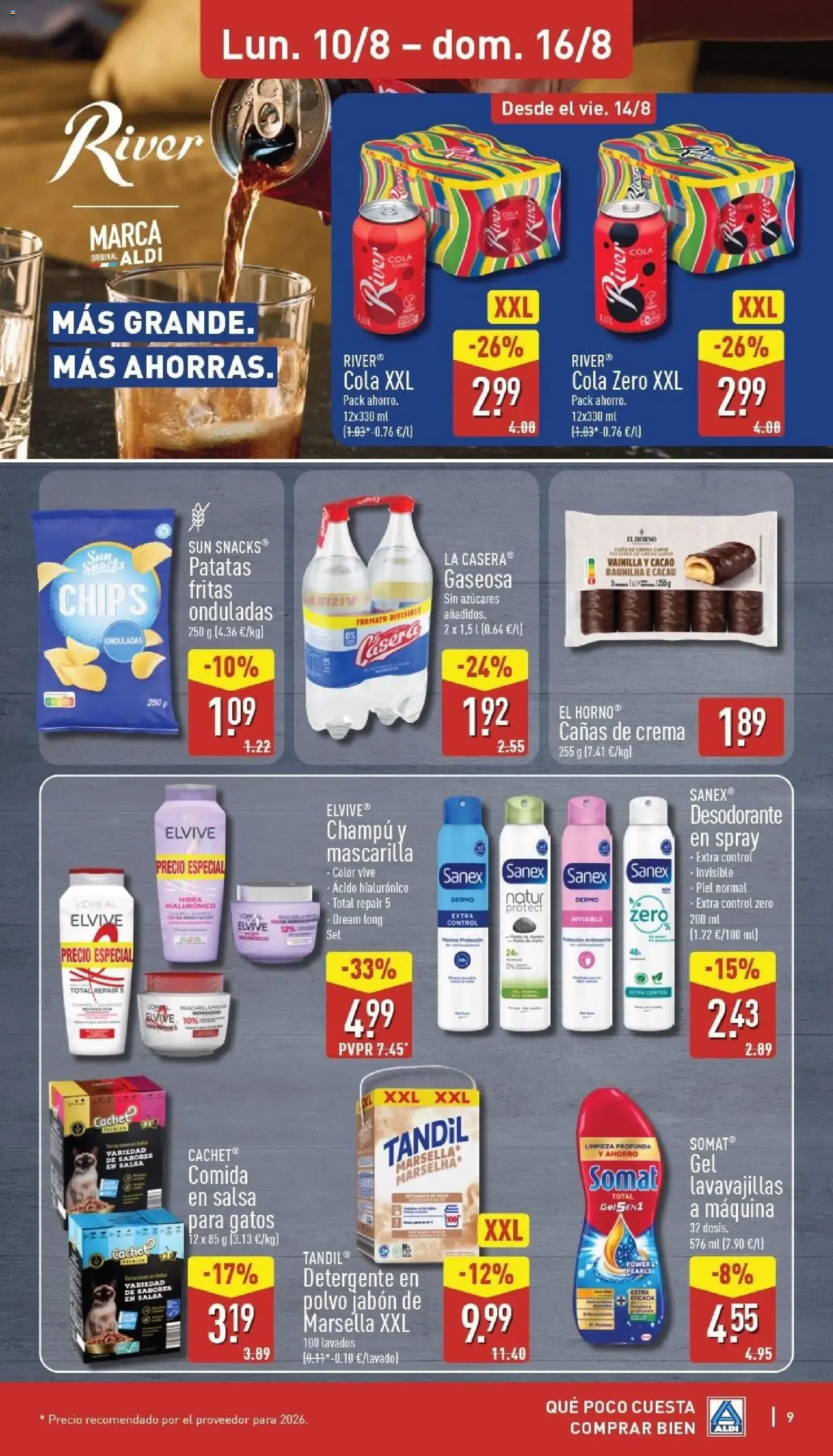 Catálogo de ALDI: Frescura a precios para tirarse a la piscina 10 de agosto al 16 de agosto 2026 - Página 9