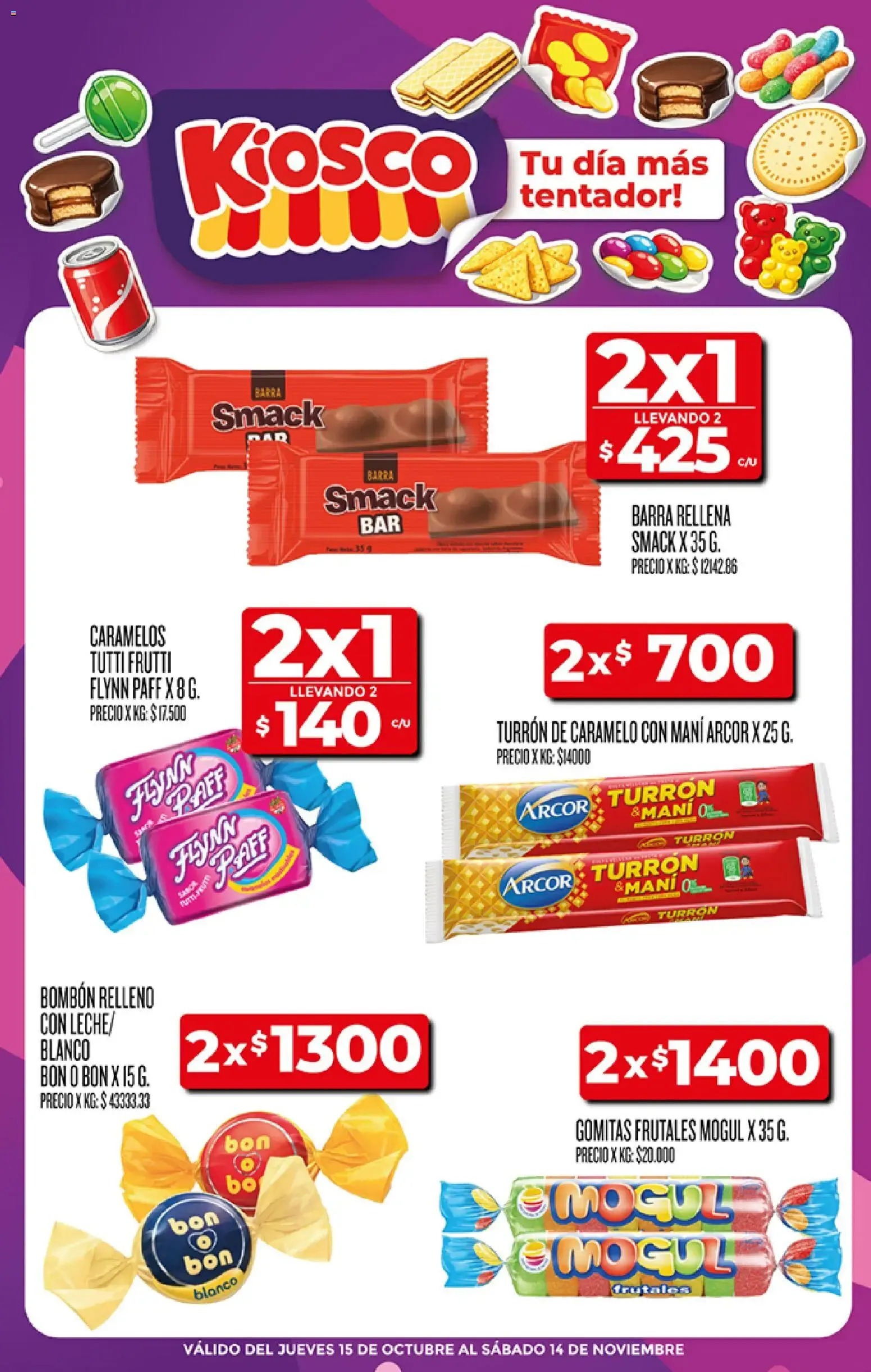 Kiosco: Tu día más tentador!