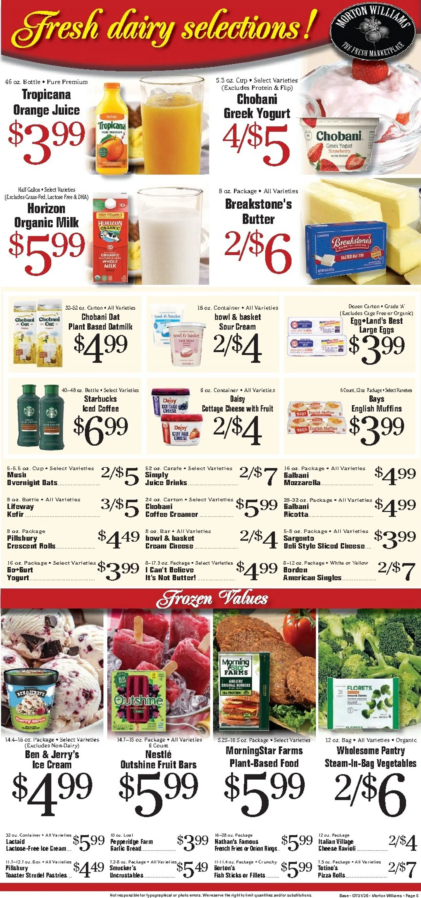 Weekly ad Current Morton Williams - Bronx leaflet valid from Friday 07/31/2026 to Thursday 08/06/2026 from July 31 to August 6 2026 - Page 5