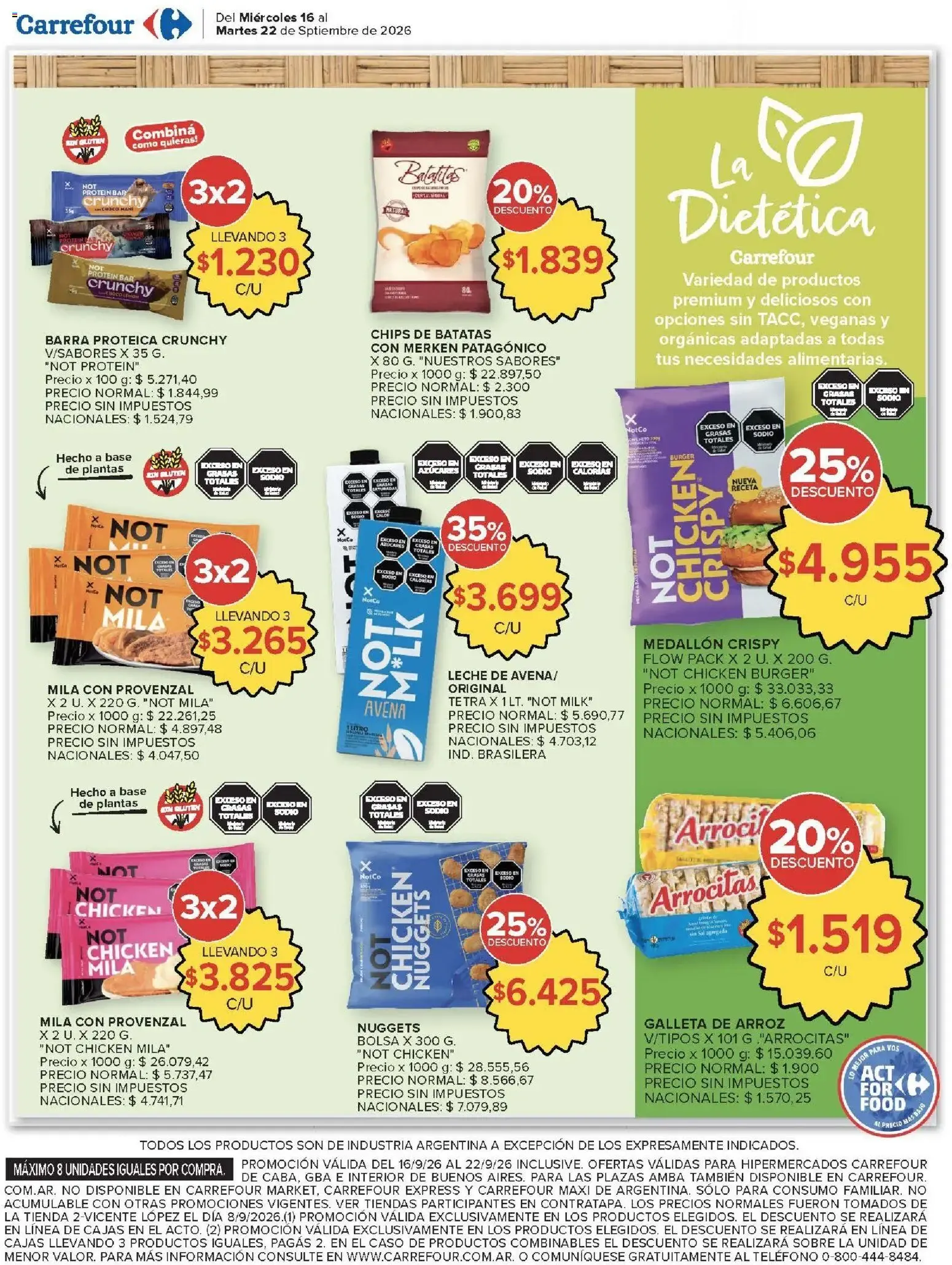 Ofertas de Carrefour - Carrefour Hiper Ofertas || del 16/09/2026 - 22/09/2026 || Promociones 16 de septiembre al 22 de septiembre 2026 - Página 19 del catálogo