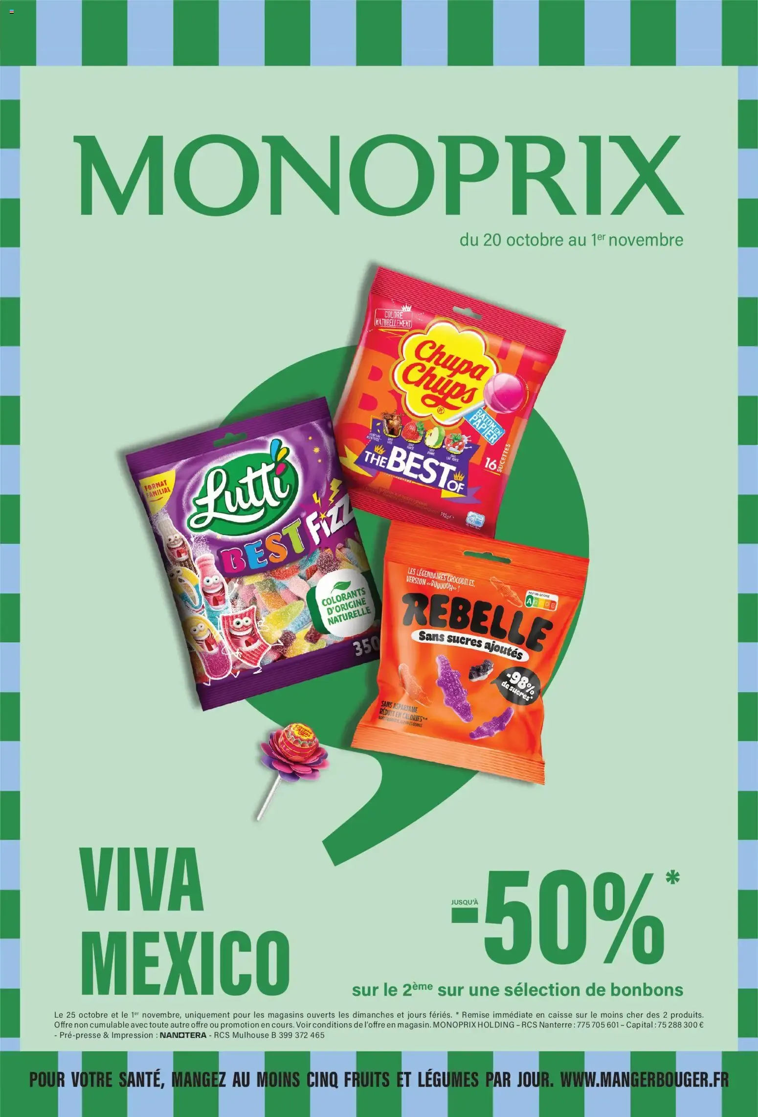 Monoprix: Viva Mexico - 50% en la 2da unidad de dulces
