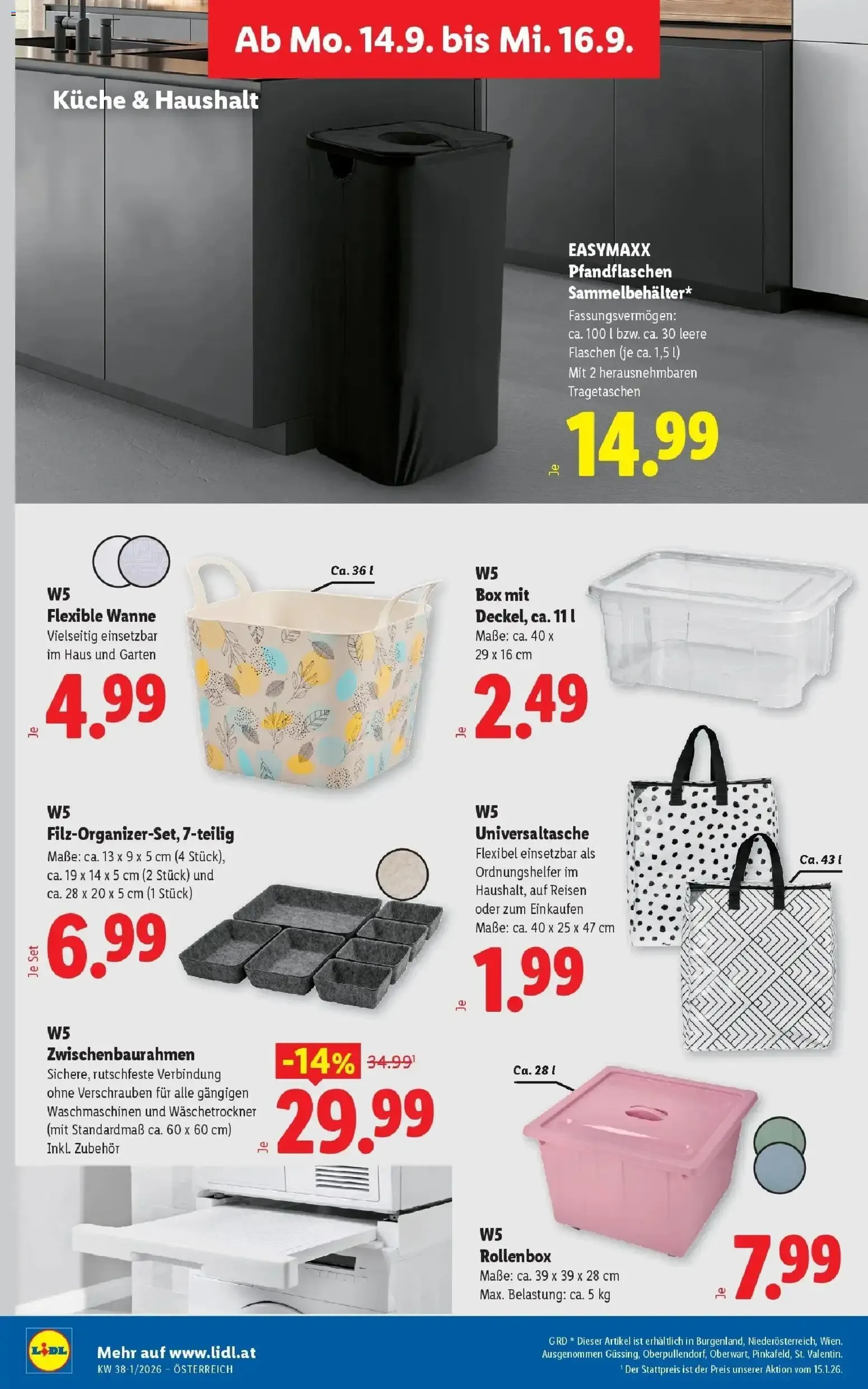 Lidl Aktion von 10. September bis 12. September 2026 - Flugblätt seite  35