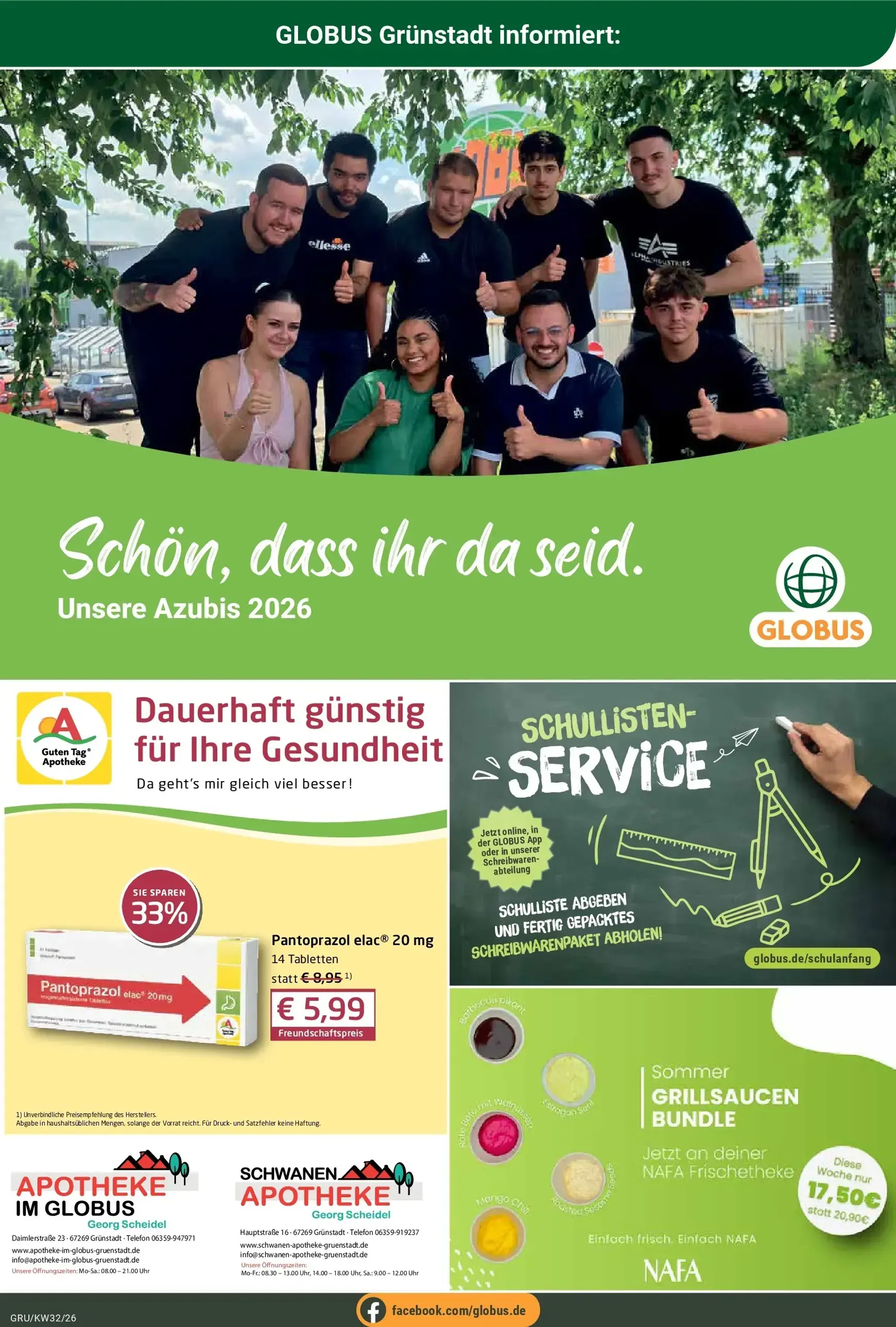 Globus - Jetzt Schulzeit einläuten! (Grünstadt) von 3. August bis 8. August 2026 - Prospekt seite 29