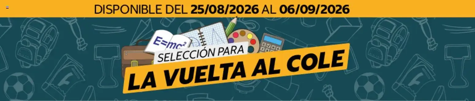 Catálogo de Selección para la Vuelta al Cole 25 de agosto al 6 de septiembre 2026 - Página 1