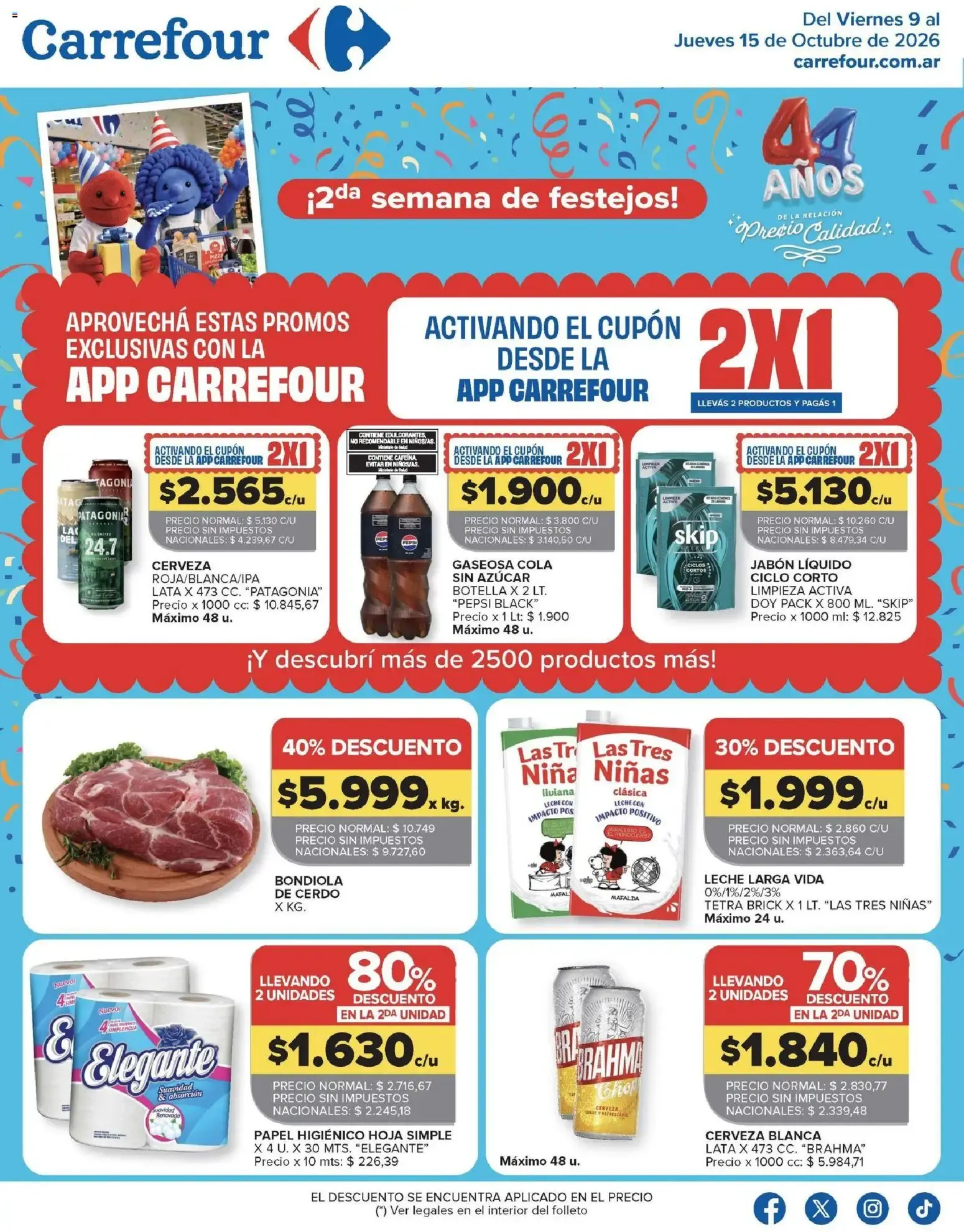Ofertas de Carrefour Ofertas || del 09/10/2026 - 15/10/2026 || Promociones 9 de octubre al 15 de octubre 2026 - Página 2 del catálogo