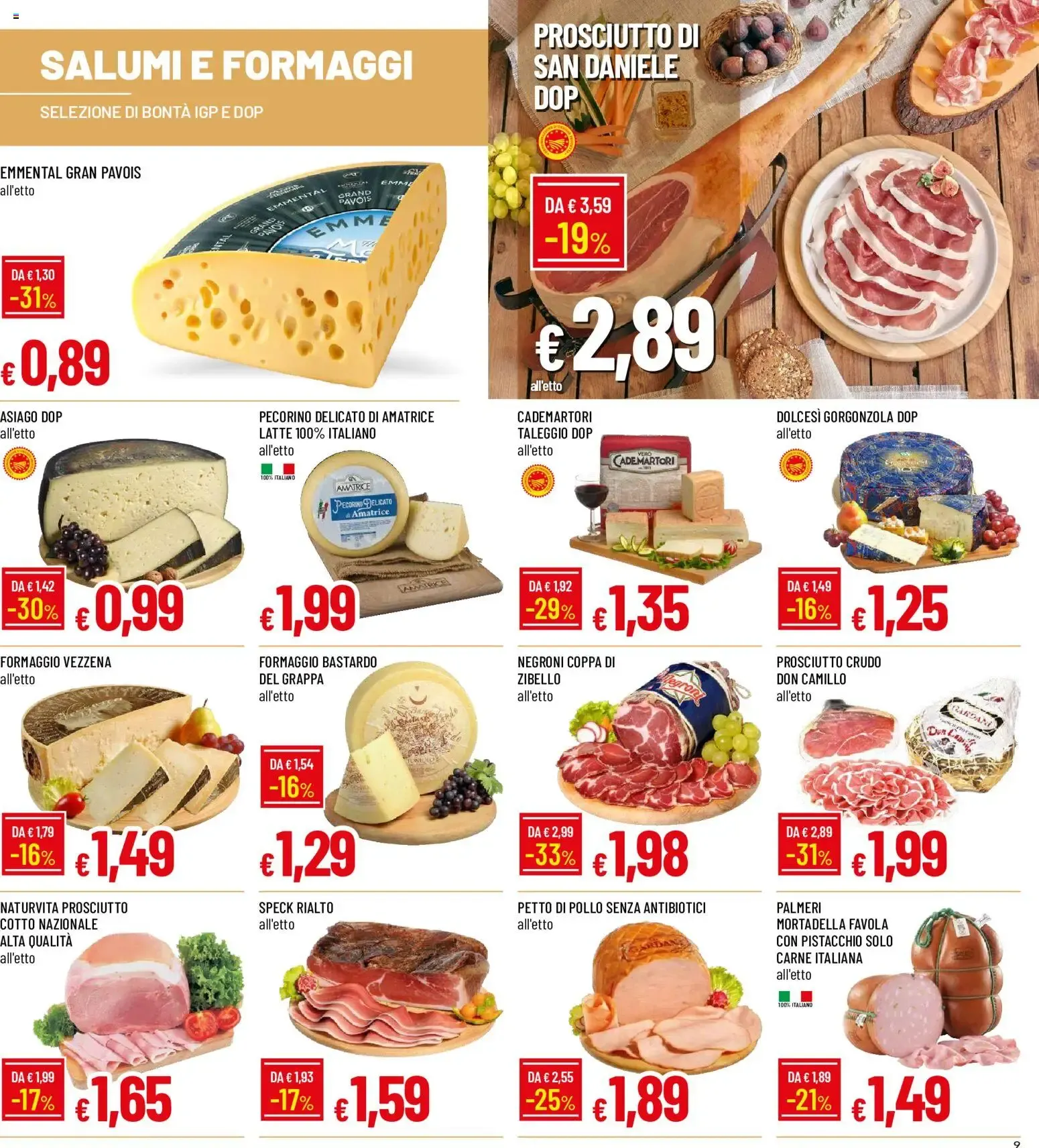 GRANDI MARCHE SCONTI FINO AL 50% da 28 maggio a 10 giugno di 2026 - Pagina del volantino 9