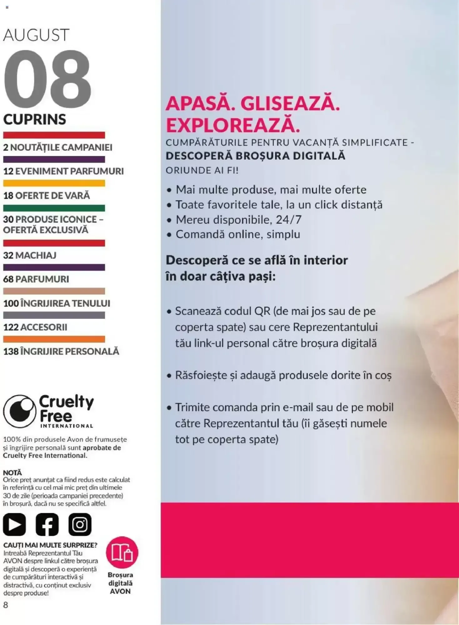 Catalog Avon | Campania 08/2026: Ruj Velvety Mousse de la 1 august până la 31 august 2026 - Revista Pagina 8