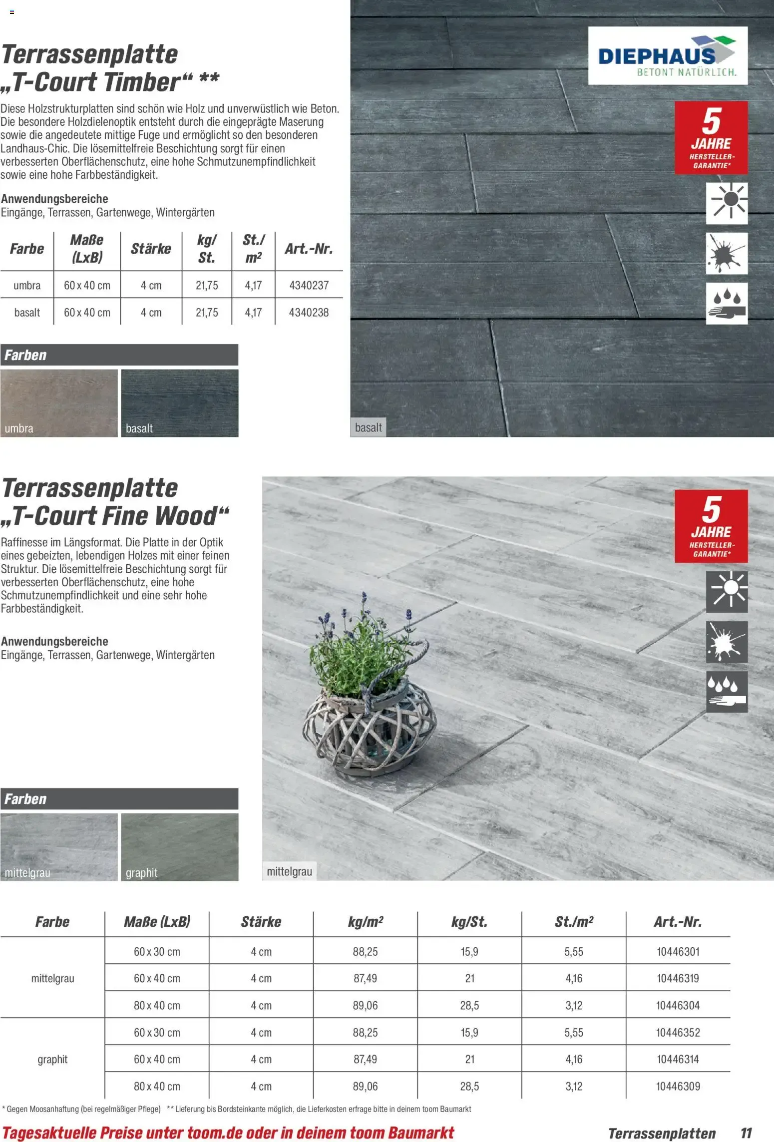 Toom Baumarkt Gartenbaustoffe 2026 (ab 20.02.2026) zum Blättern von 20. Februar bis 30. Juni 2026 - Prospekt seite 11
