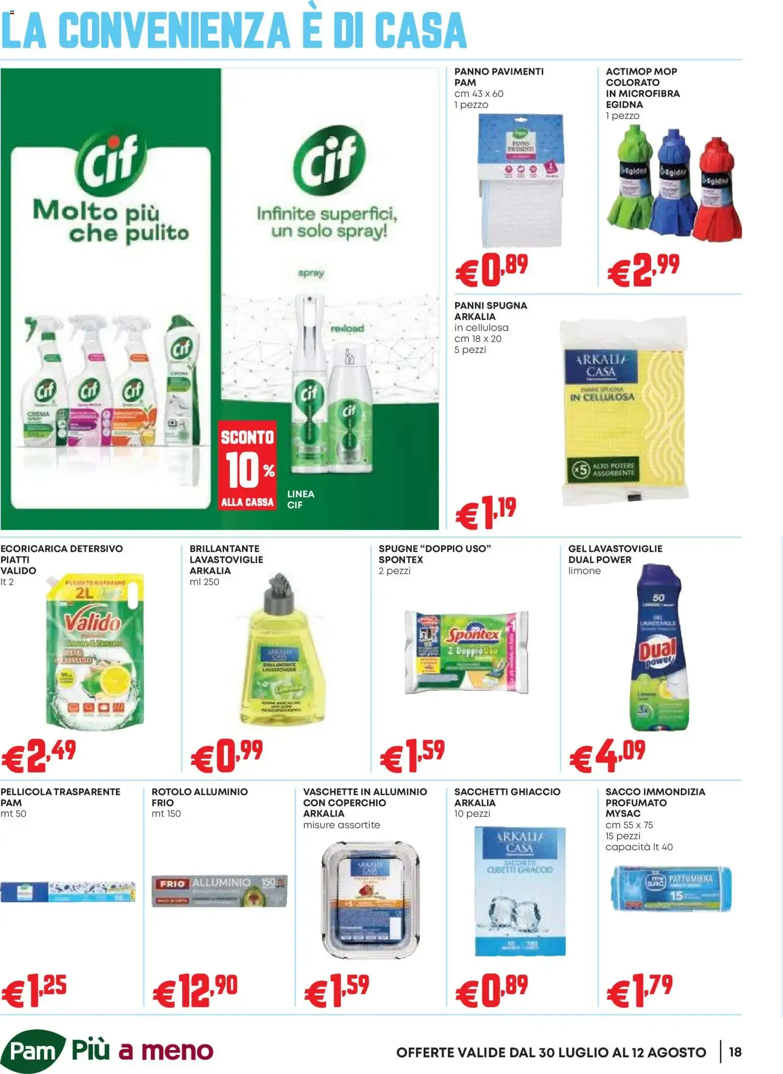 Nuovo PAM volantino Occasioni Extra dal 30/07/2026 > offerte anteprima 🛍️ da 30 luglio a 12 agosto di 2026 - Pagina del volantino 18